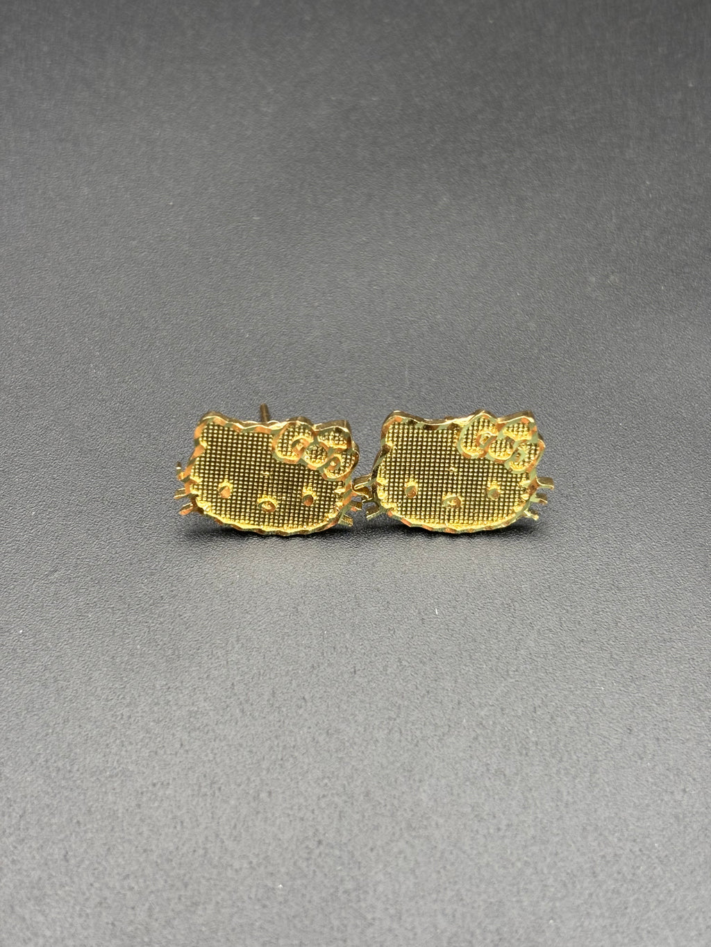 14k Solid Gold Hello Kitty Earrings