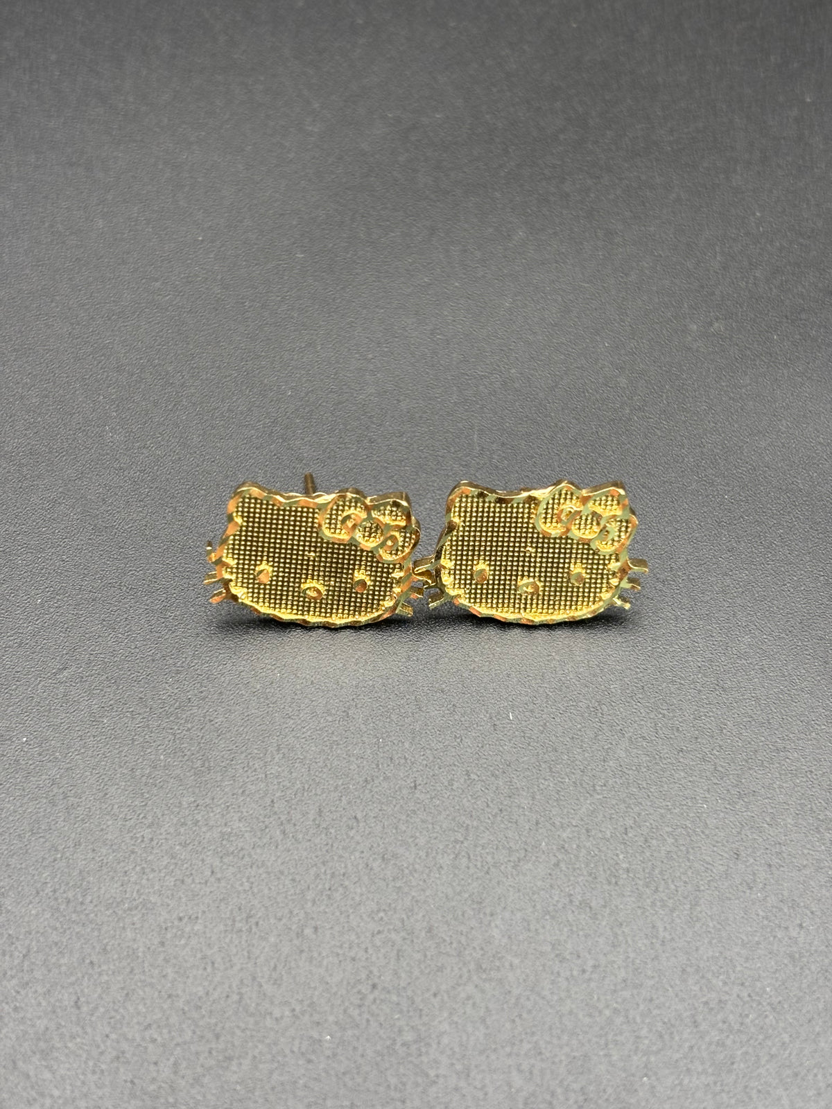 14k Solid Gold Hello Kitty Earrings