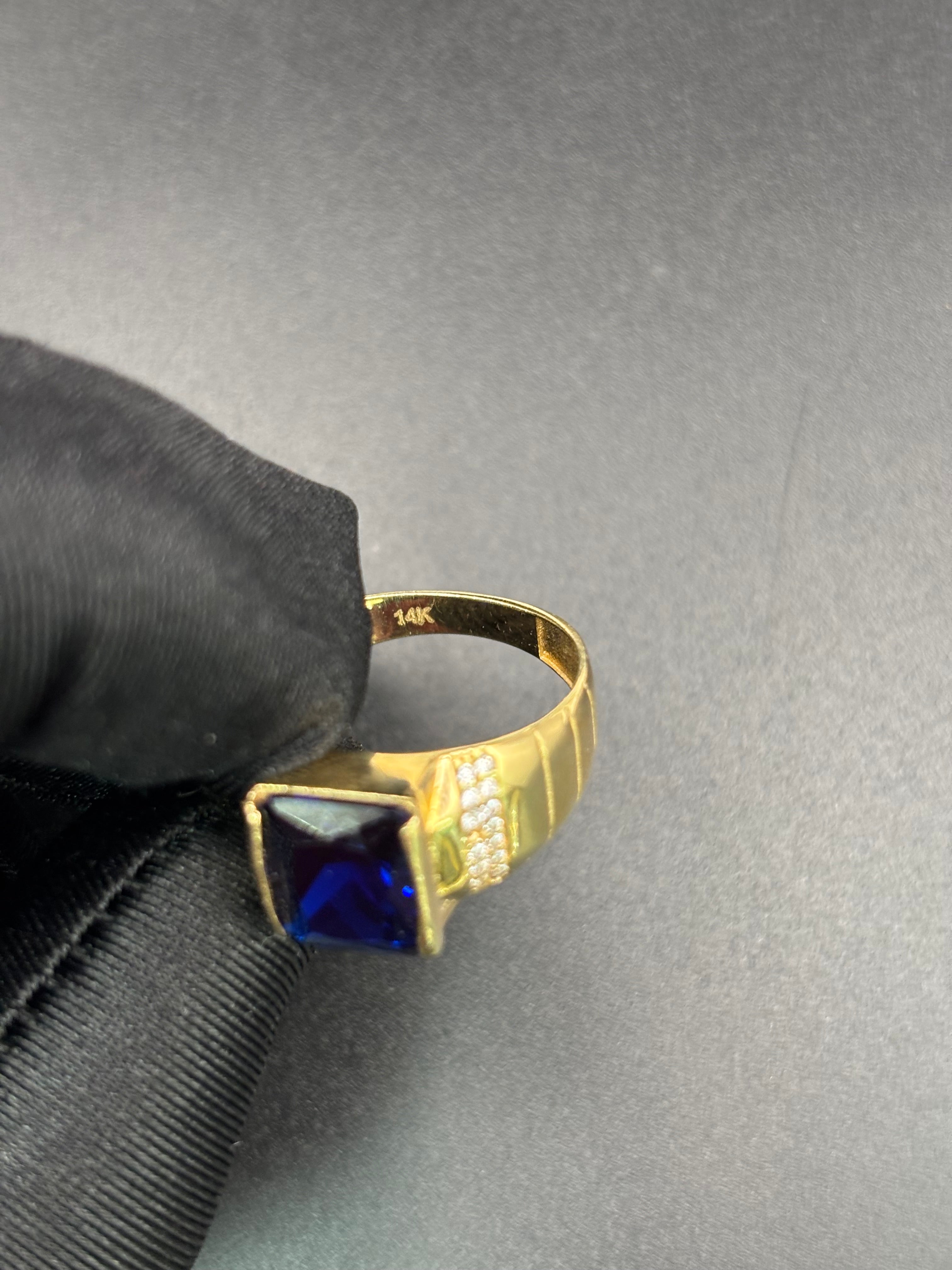 14k Solid Fine Italian Gold Ring