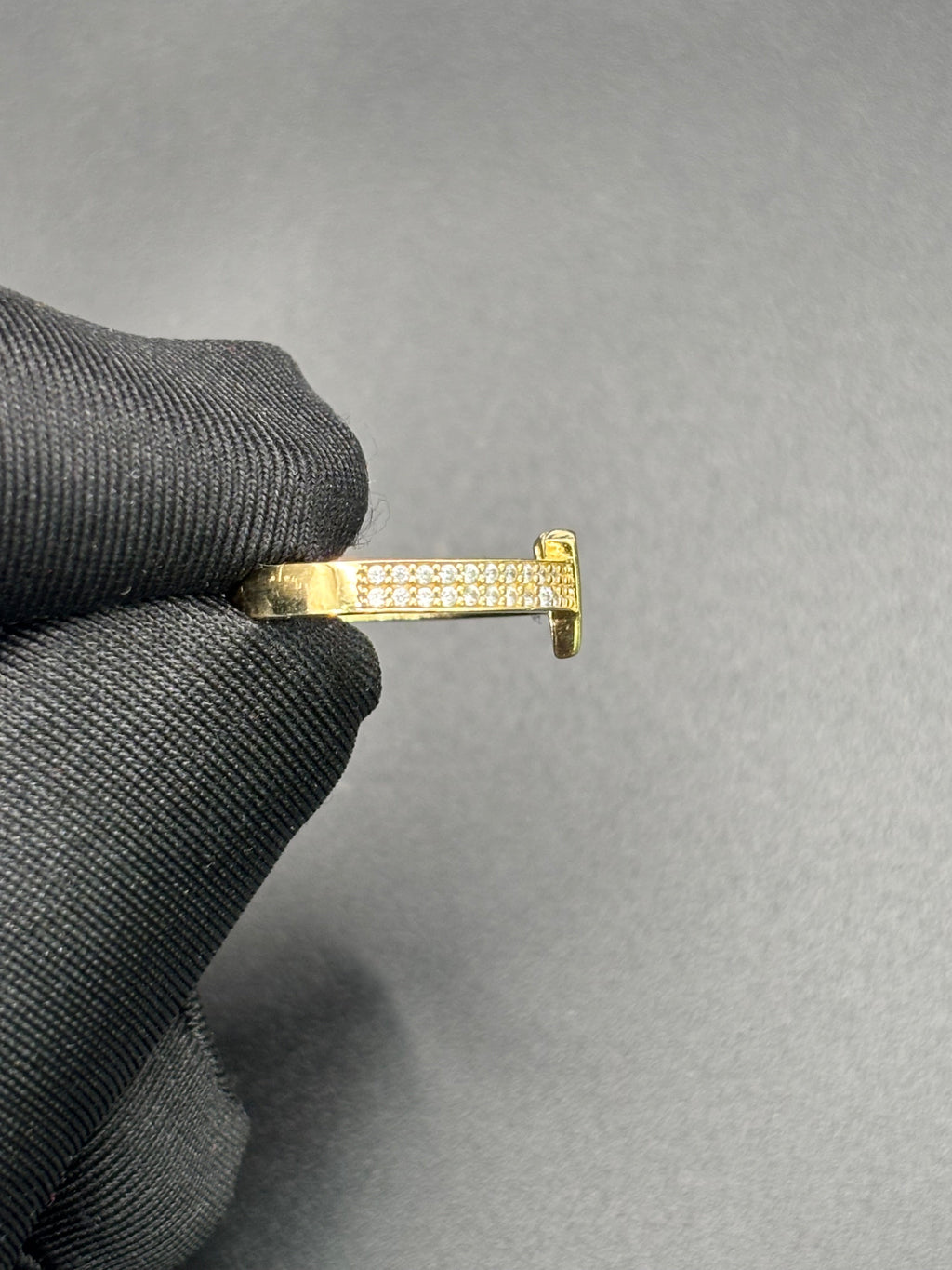 14k Solid Gold Ring V shape