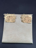 14k Solid Gold Earrings Betty Boop