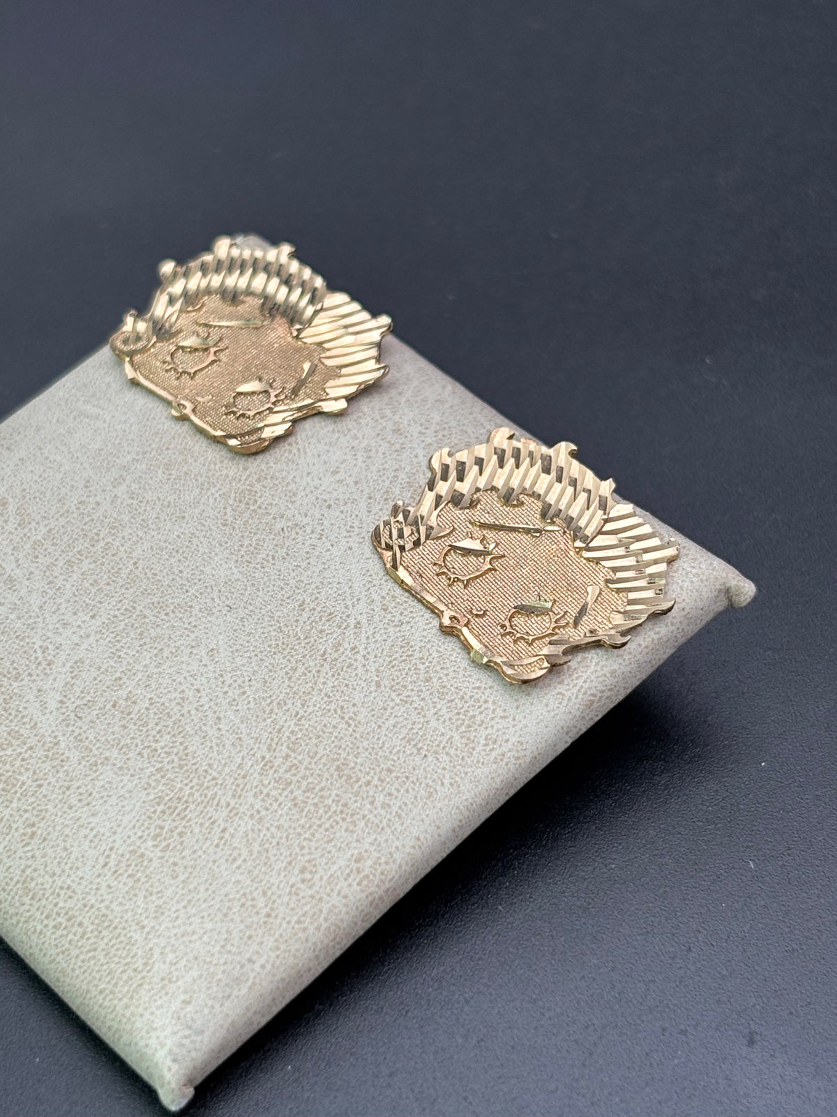 14k Solid Gold Earrings Betty Boop