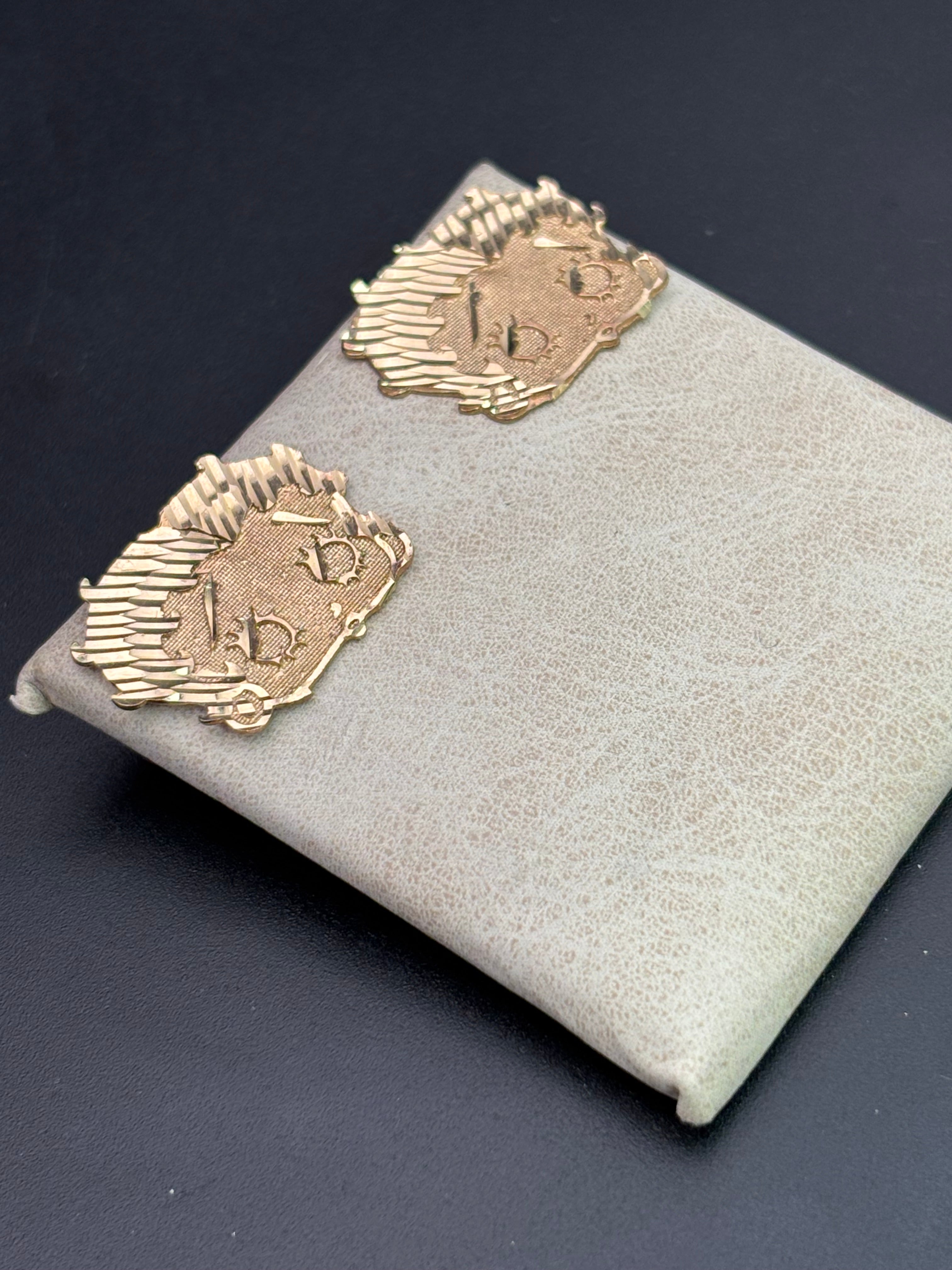 14k Solid Gold Earrings Betty Boop