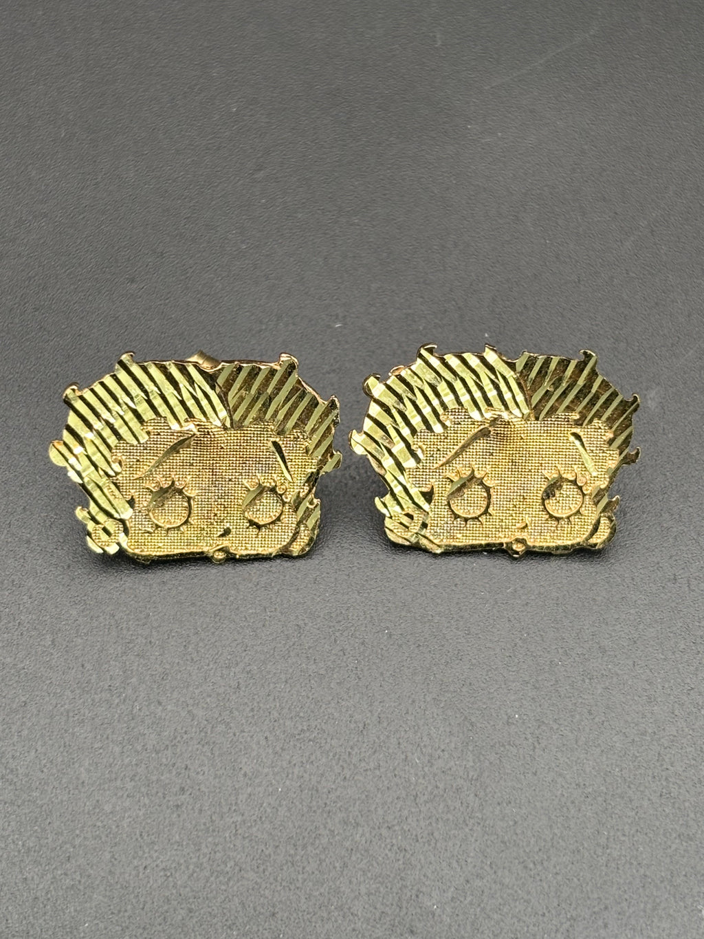 14k Solid Gold Earrings Betty Boop
