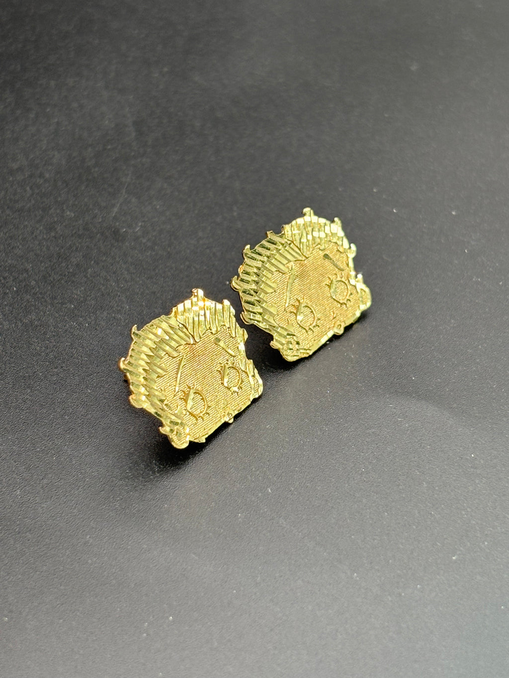 14k Solid Gold Earrings Betty Boop