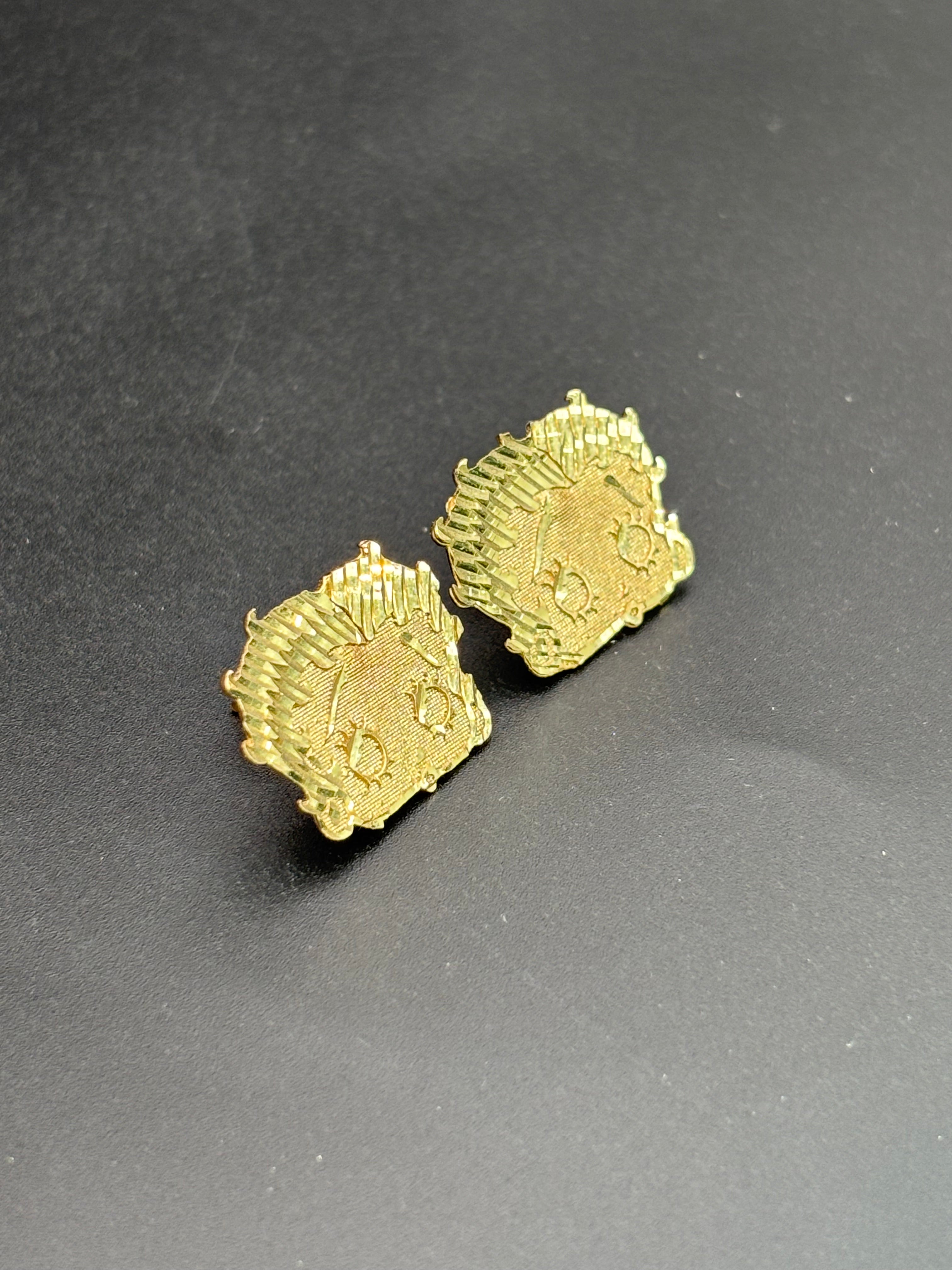 14k Solid Gold Earrings Betty Boop