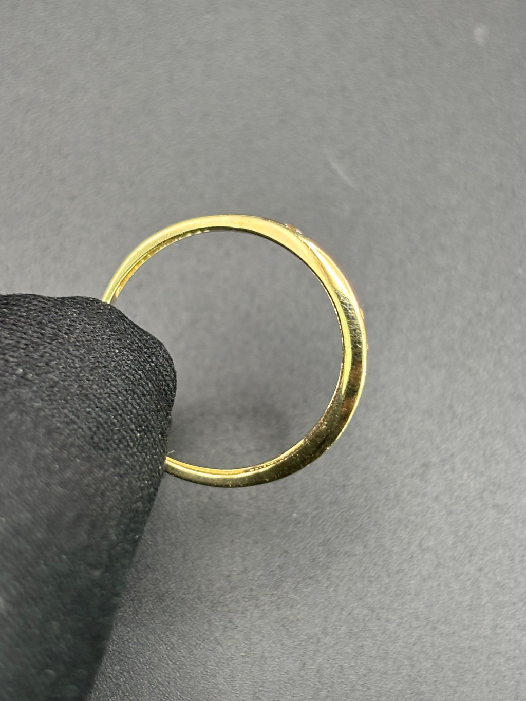 14k Solid Gold Ring Owl Seven Clover Good Luck