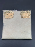 14k Solid Gold Earrings Betty Boop