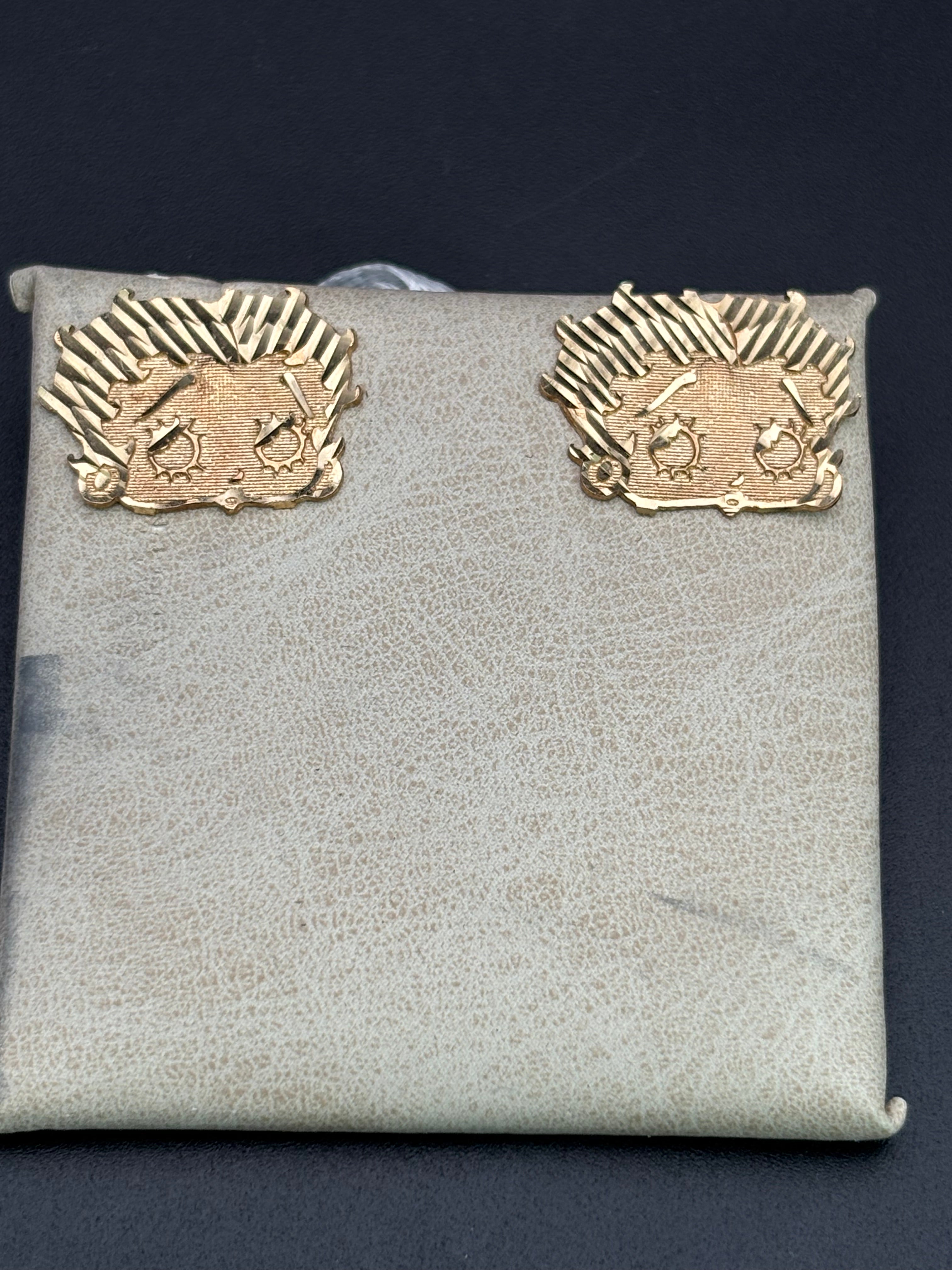 14k Solid Gold Earrings Betty Boop