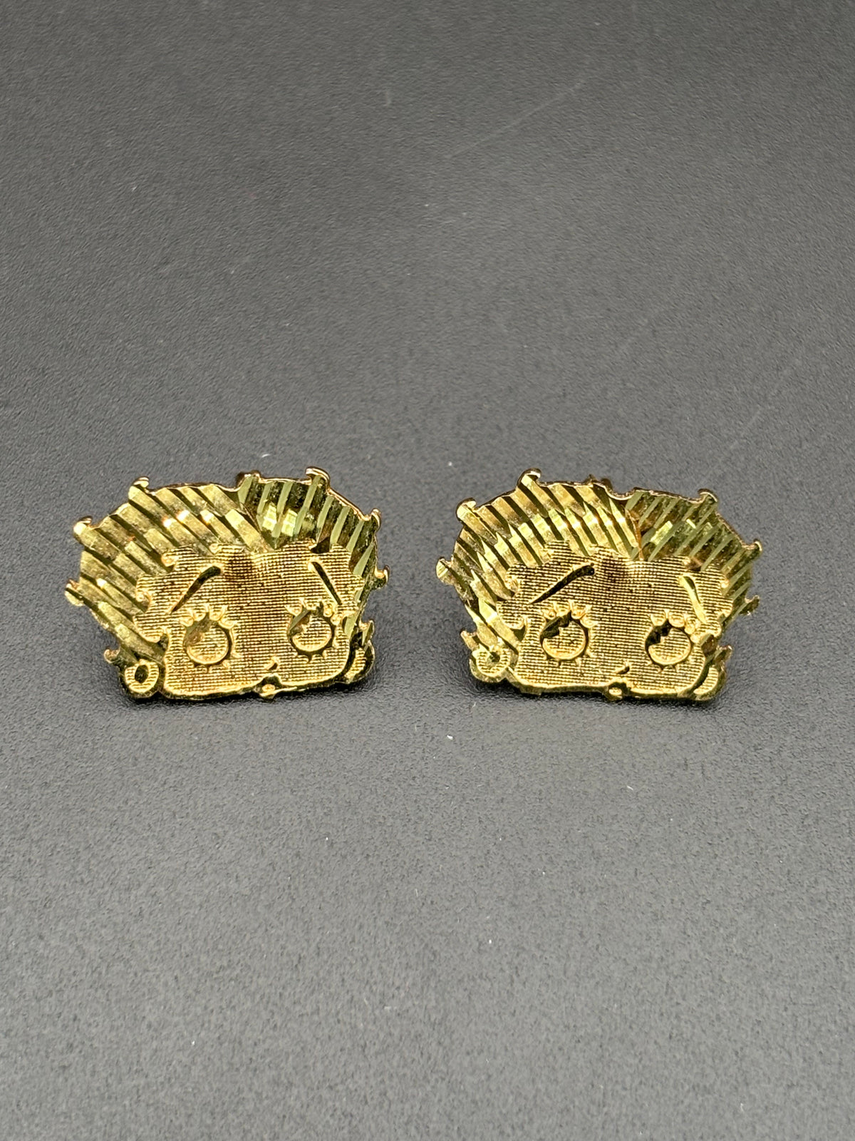 14k Solid Gold Earrings Betty Boop