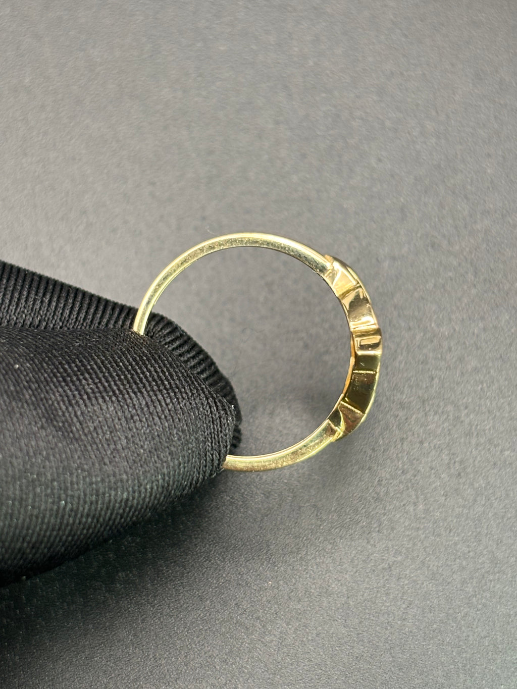 14k Solid Gold Ring Celtic Knot Witch Knot