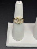 14k Solid Gold Ring Chanel Style