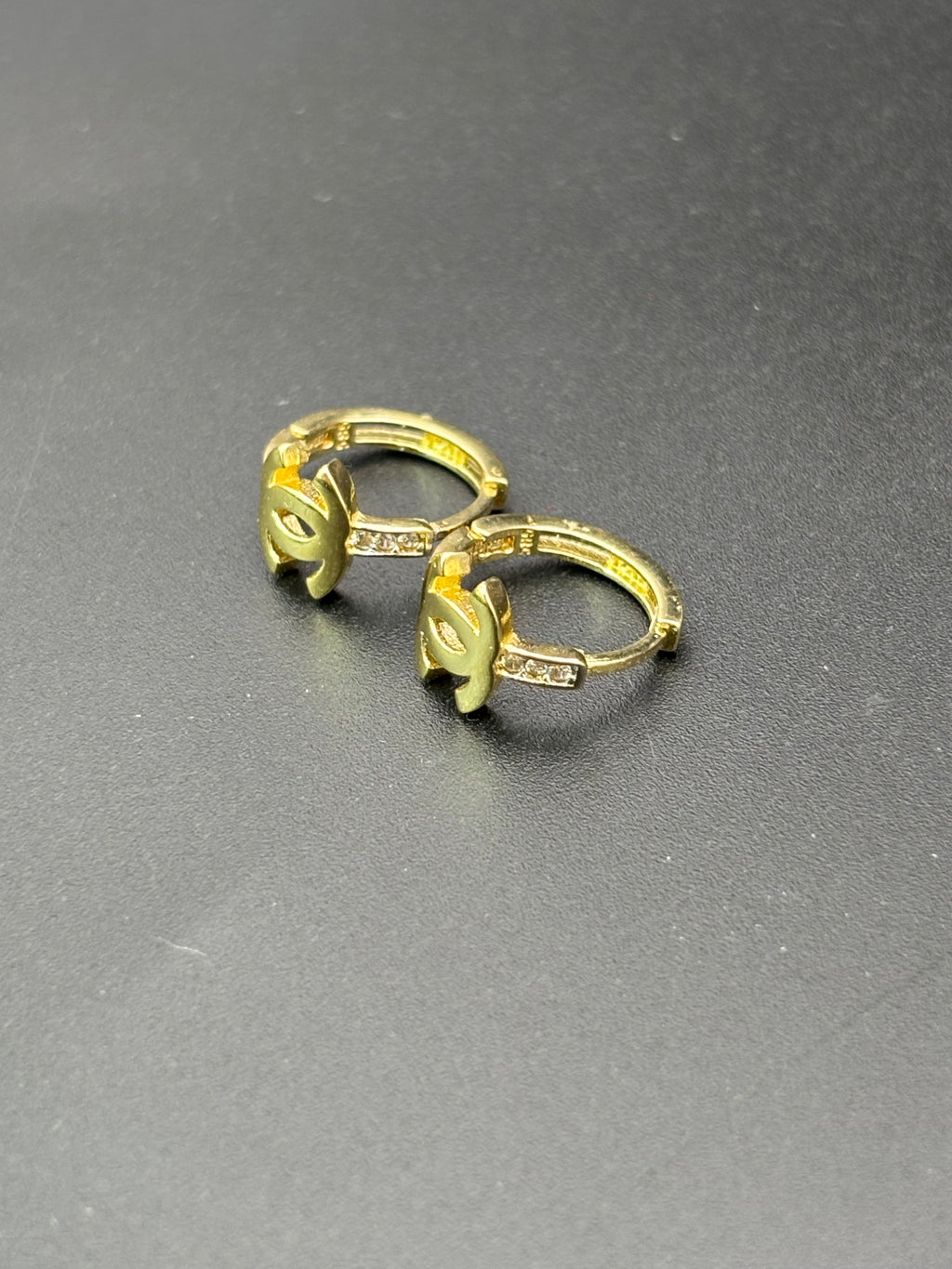 14k Solid Gold Earrings Chanel
