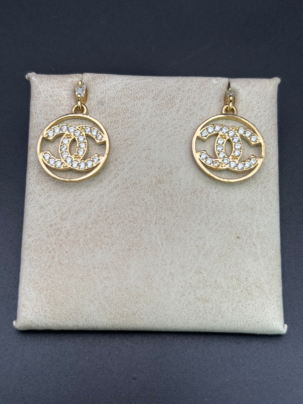 14k Solid Gold Earrings Chanel