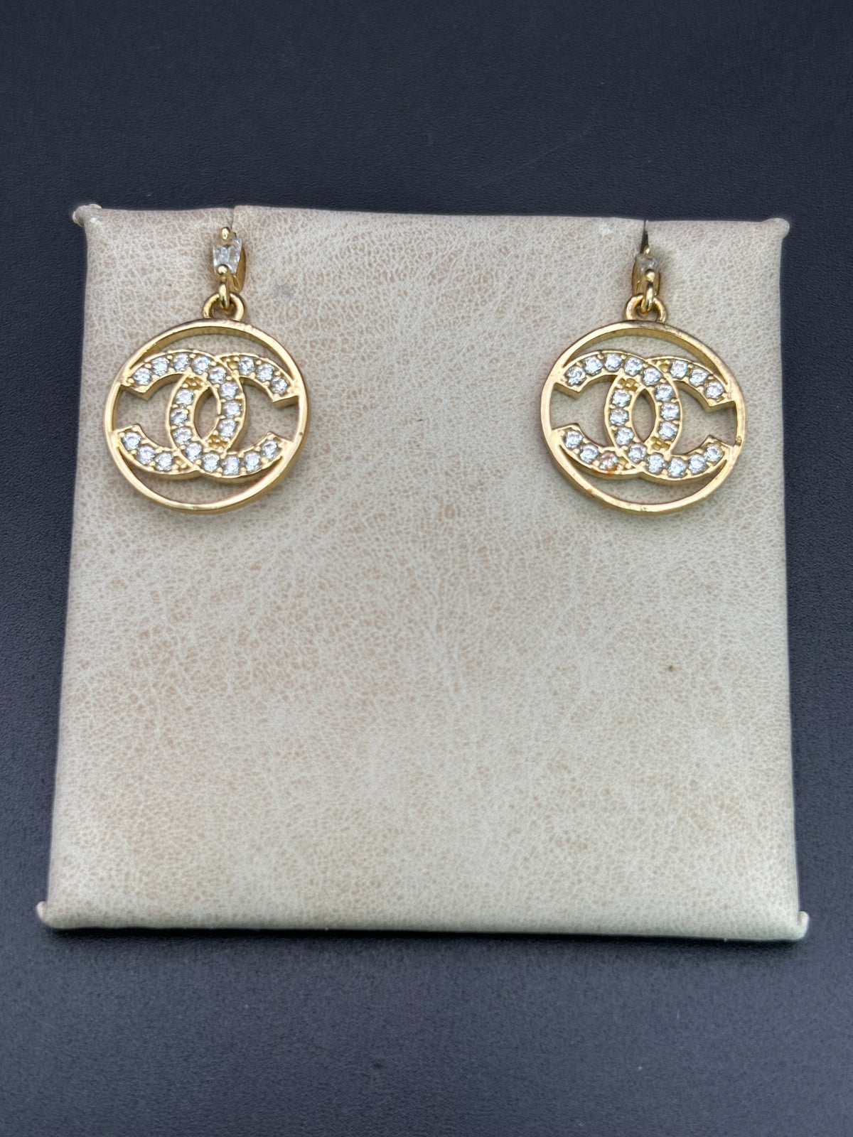 14k Solid Gold Earrings Chanel