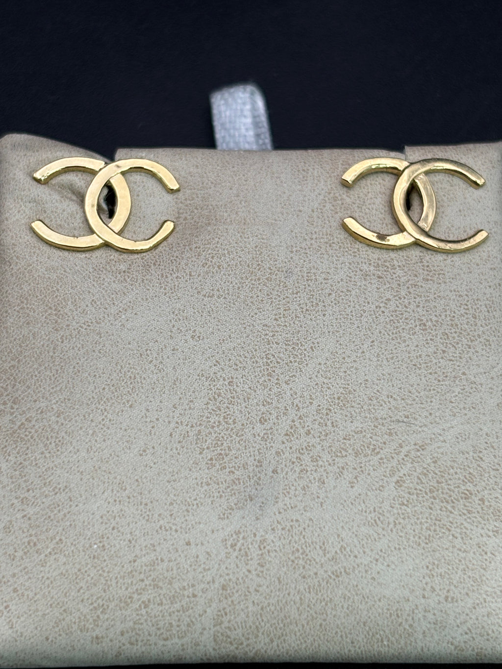 14k Solid Gold Earrings Chanel