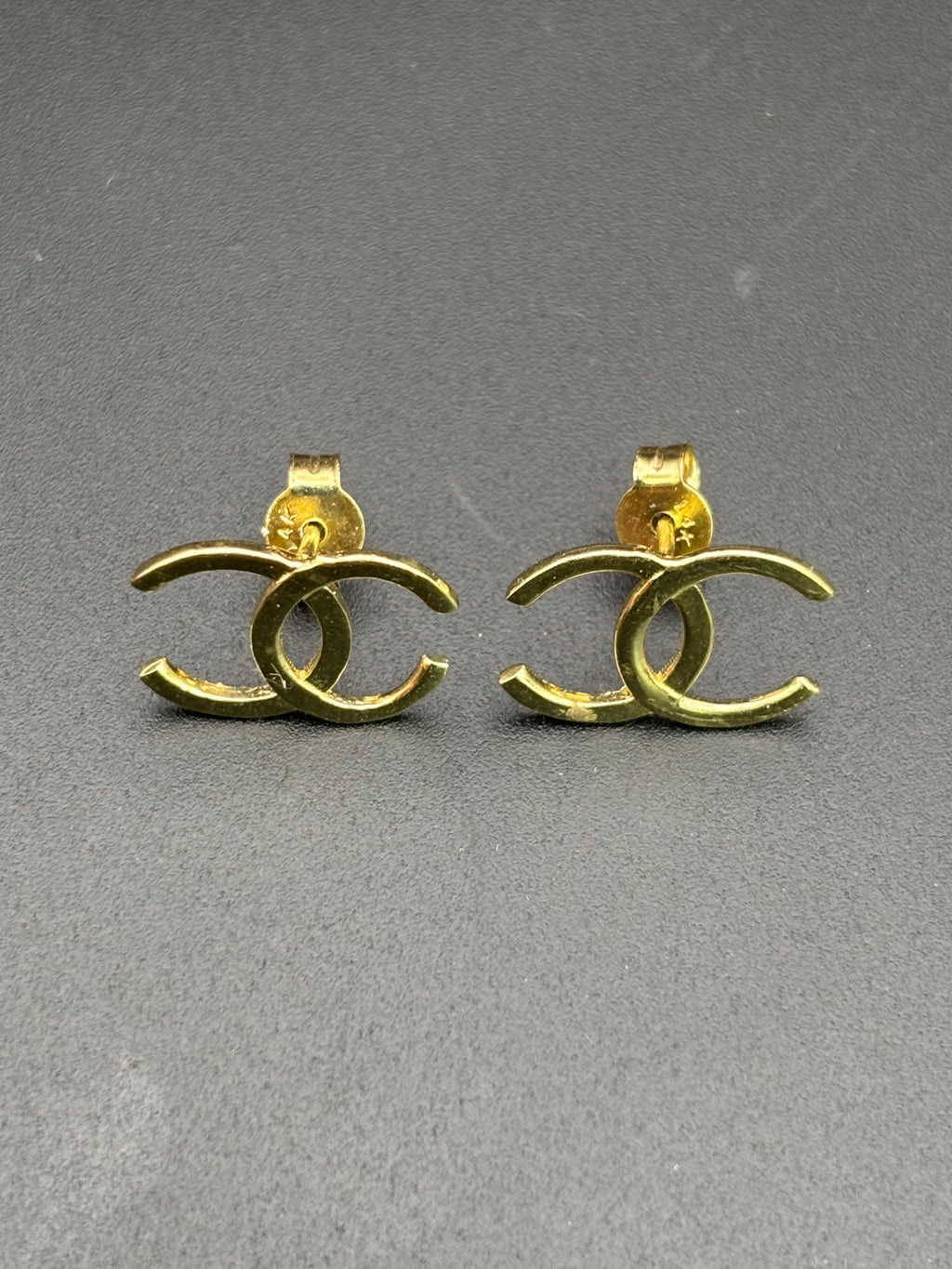 14k Solid Gold Earrings Chanel