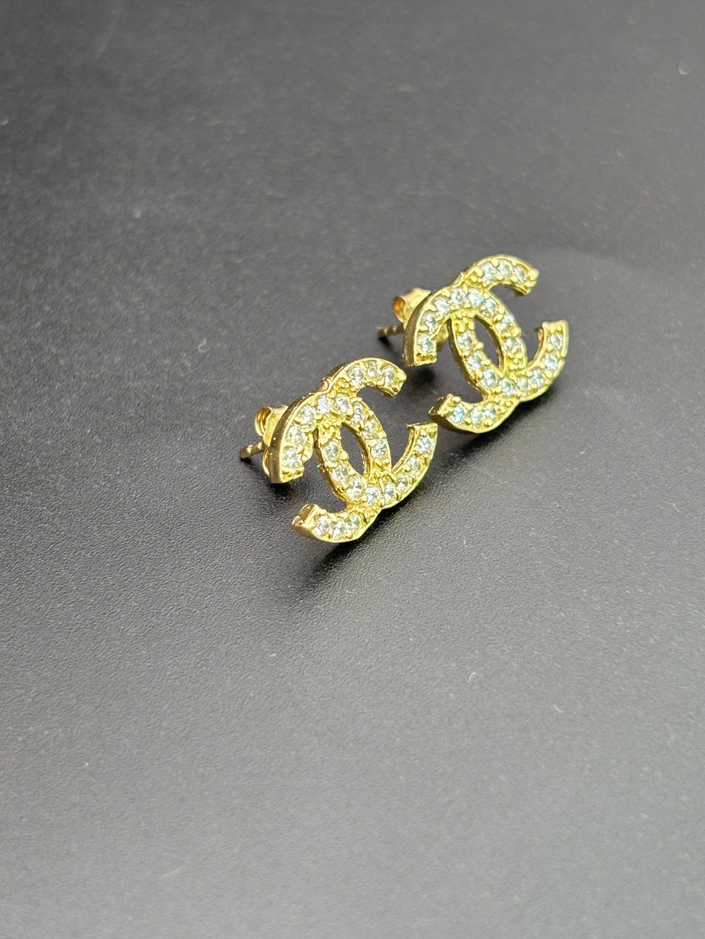 14k Solid Gold Earrings Chanel