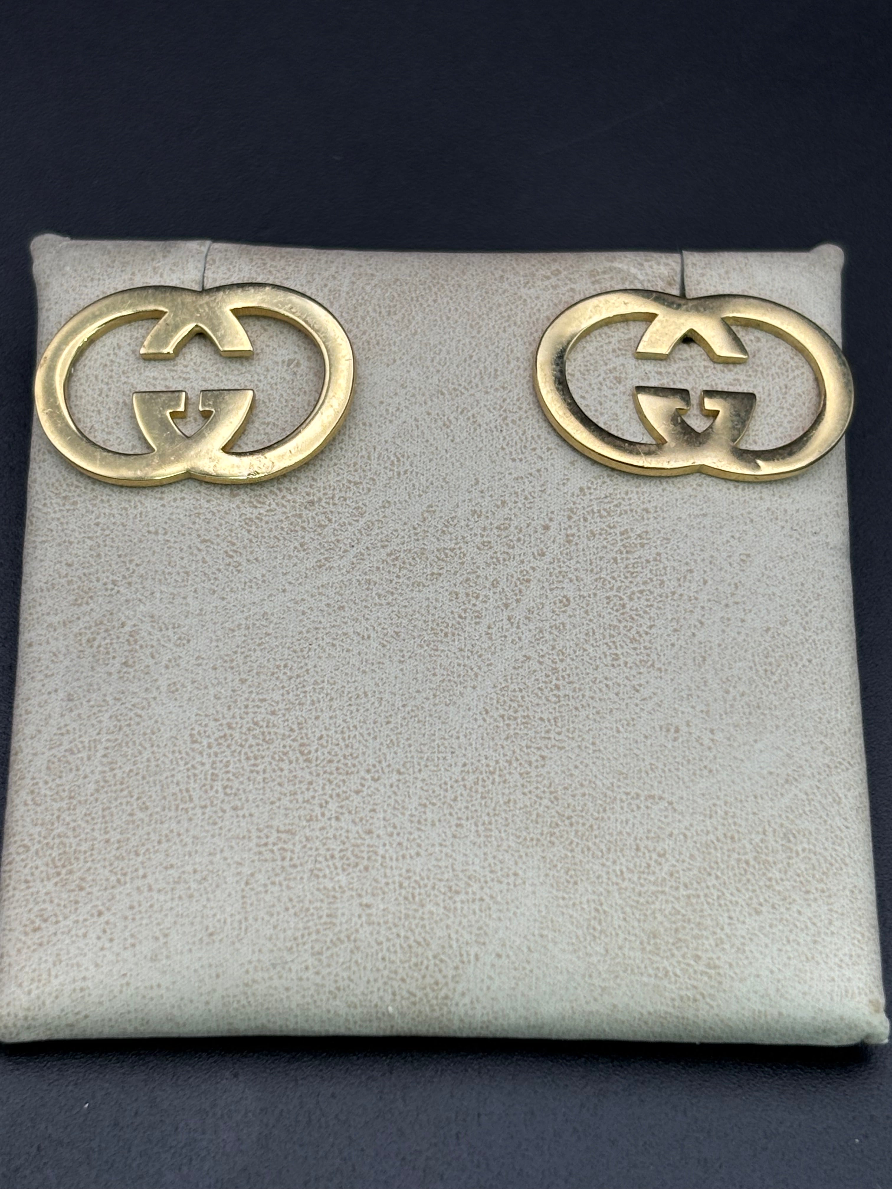 14k Solid Gold Earrings Gucci