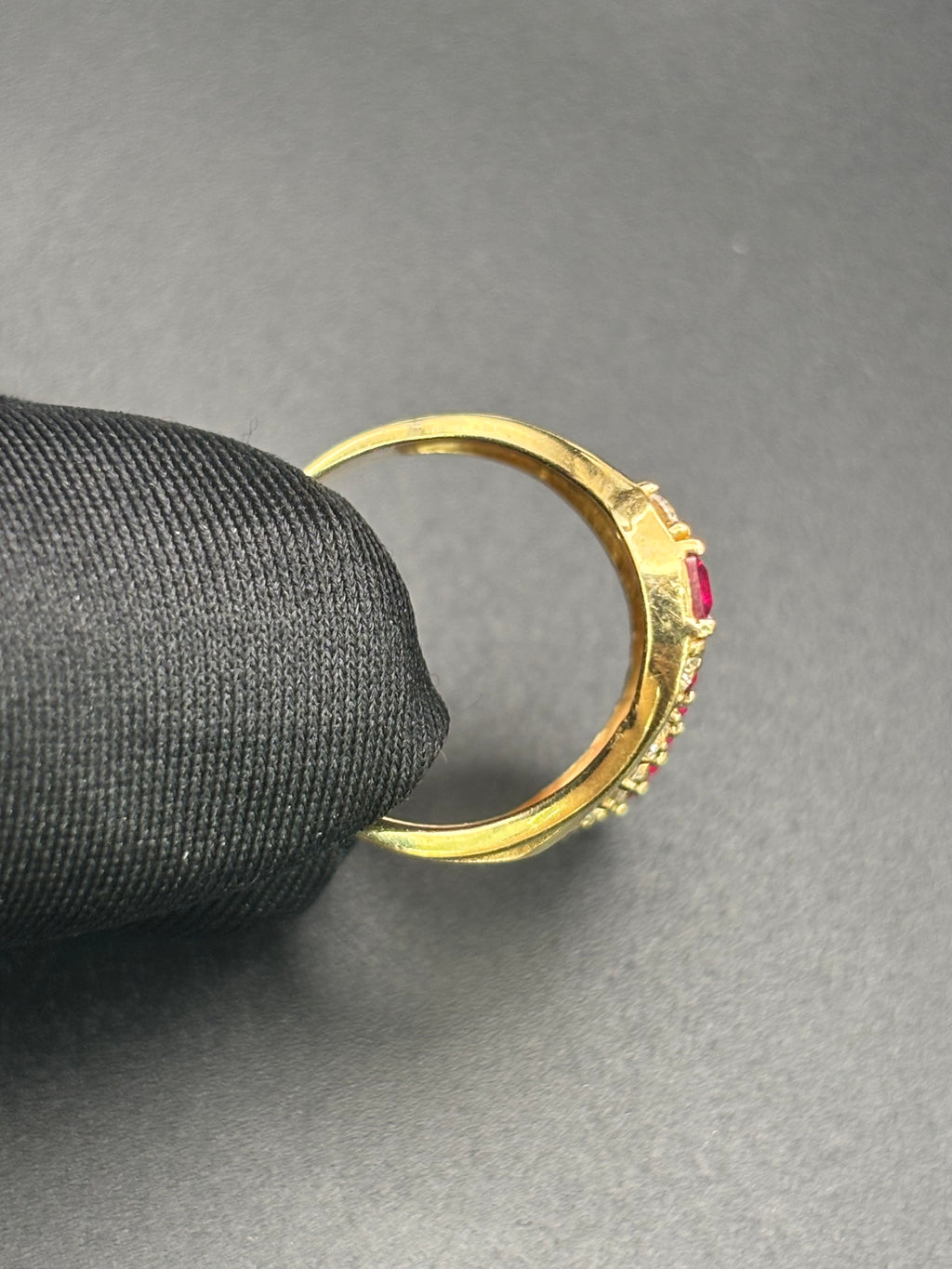 14k Solid Gold Ring Semanario Style