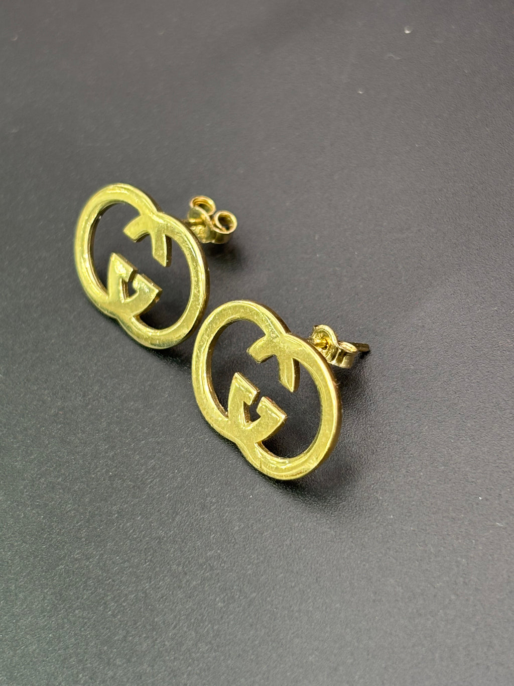 14k Solid Gold Earrings Gucci