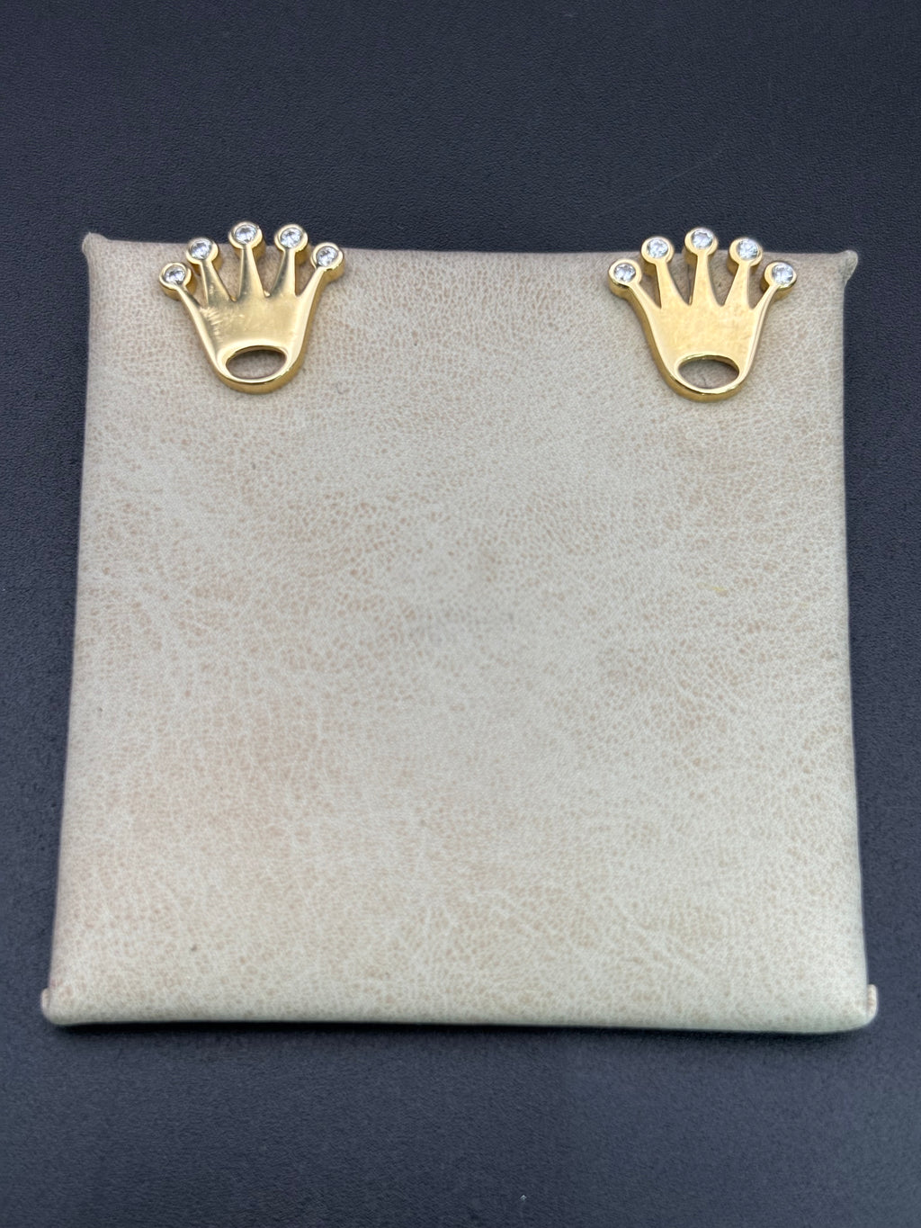 14k Solid Gold Earrings Rolex