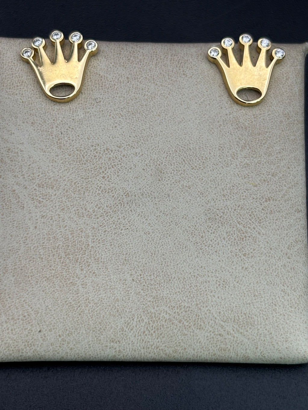 14k Solid Gold Earrings Rolex