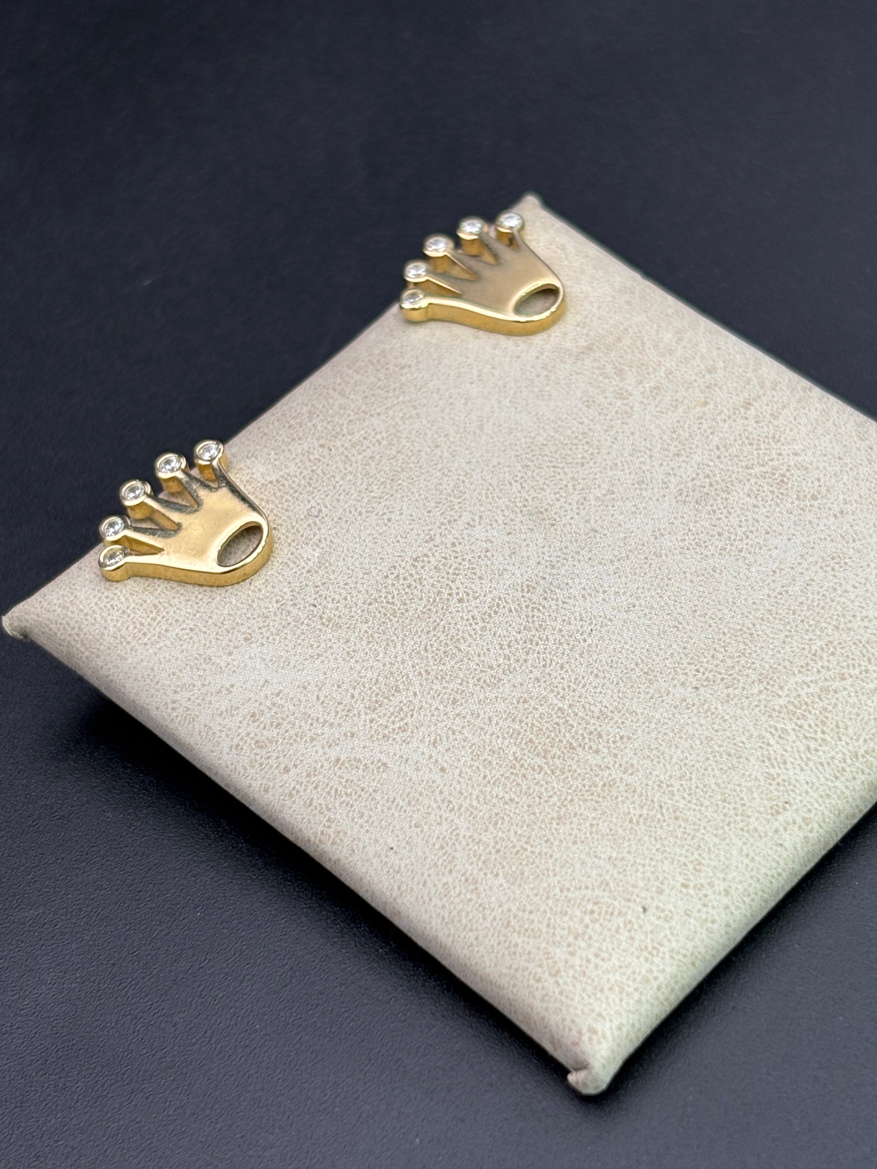 14k Solid Gold Earrings Rolex
