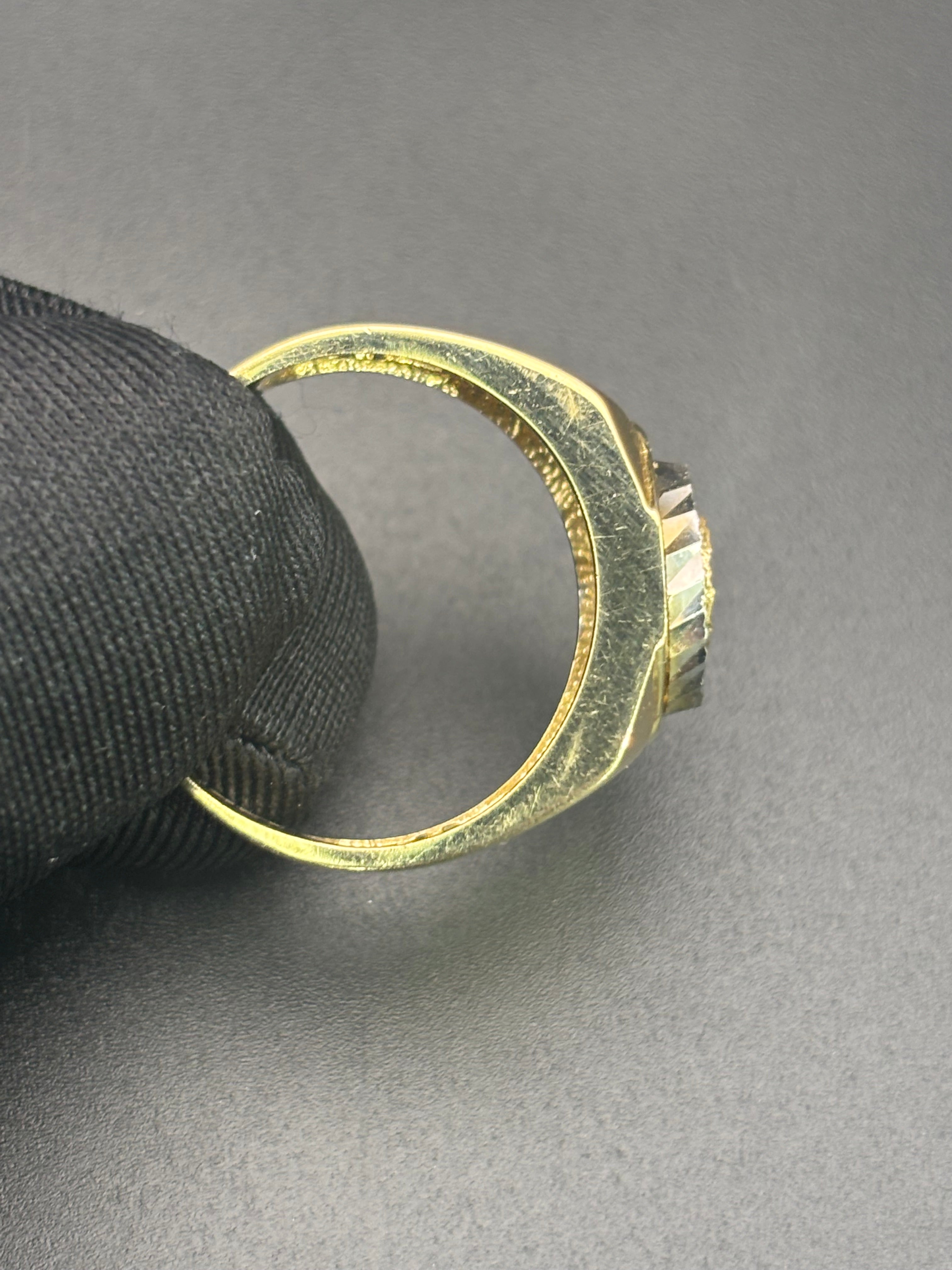 14k Solid Gold Ring Spiral