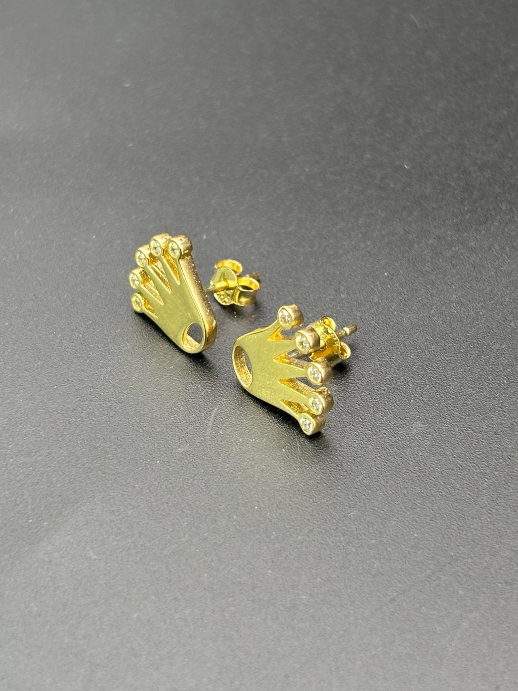 14k Solid Gold Earrings Rolex