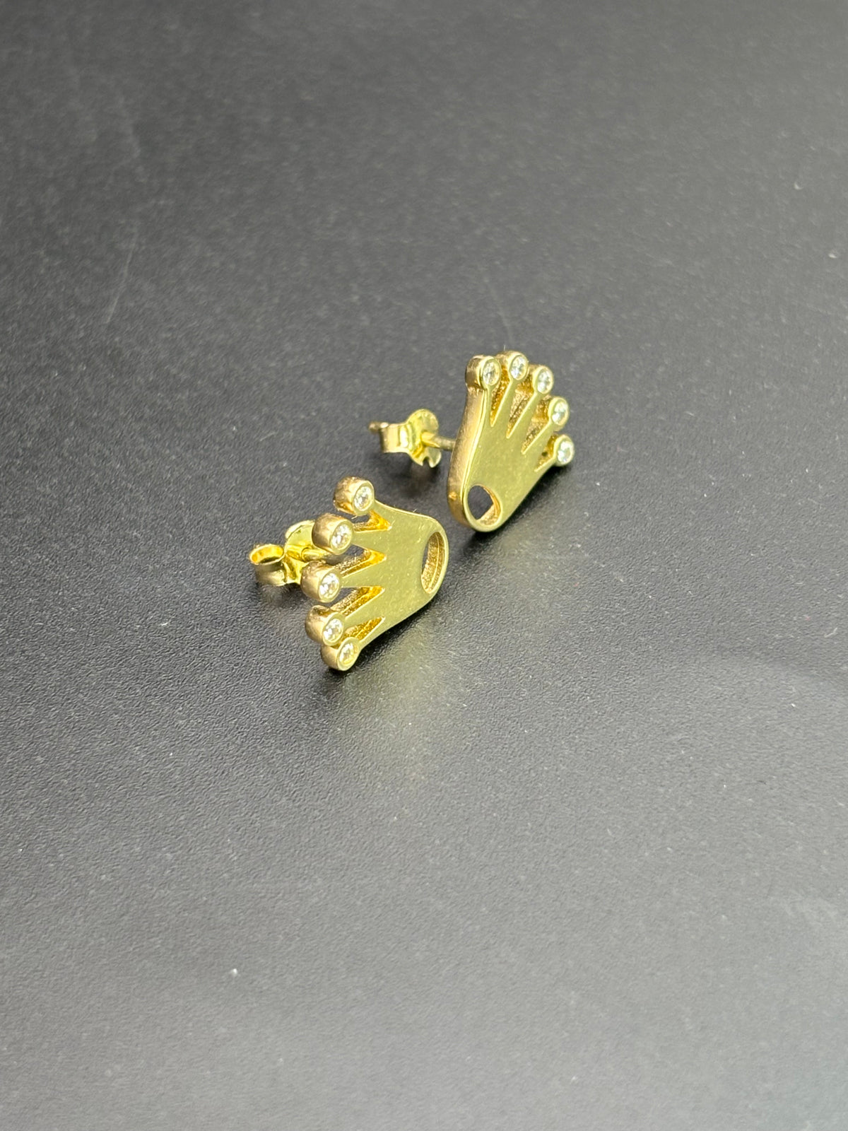 14k Solid Gold Earrings Rolex