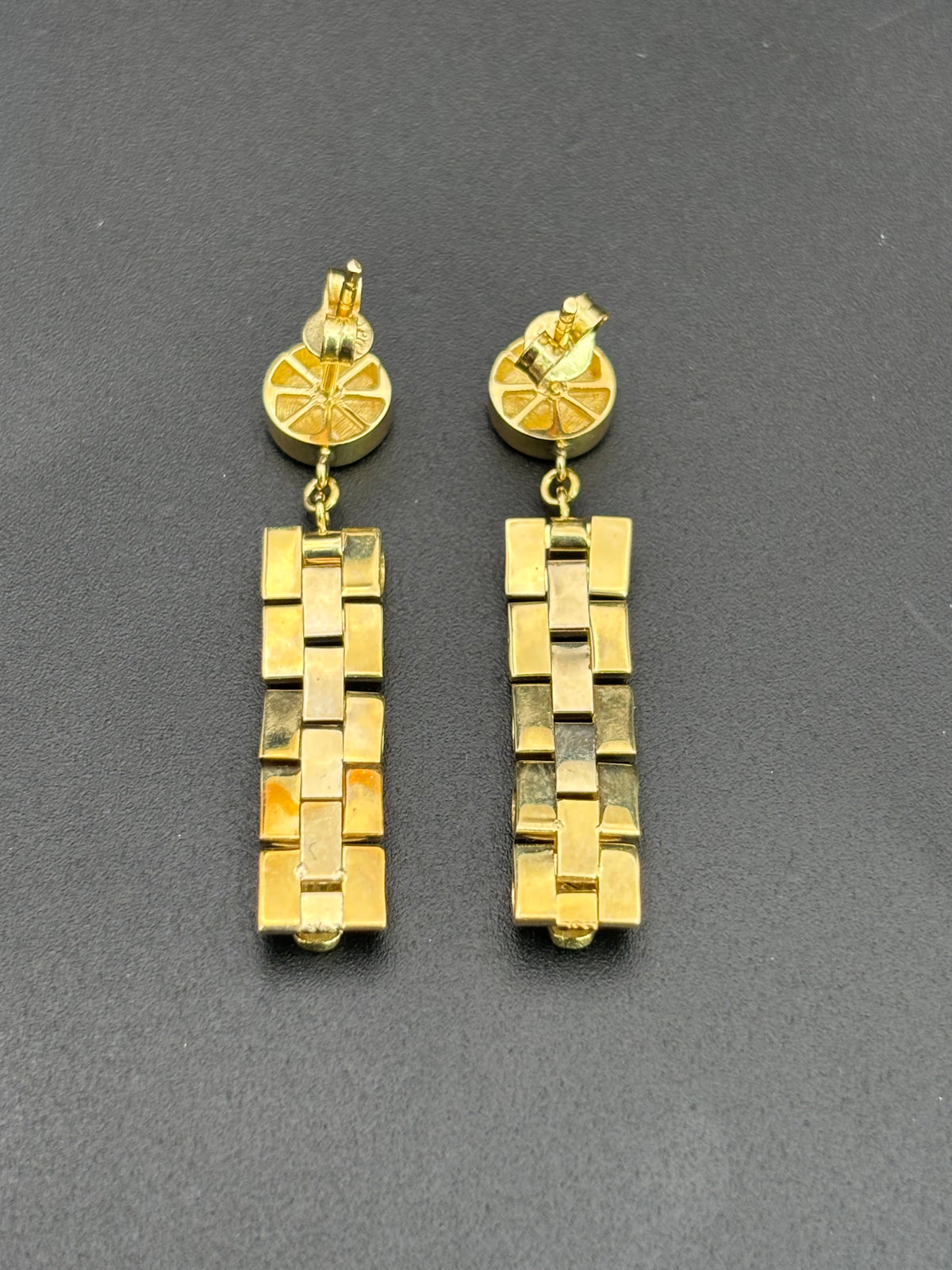 14k Solid Gold Earrings Rolex