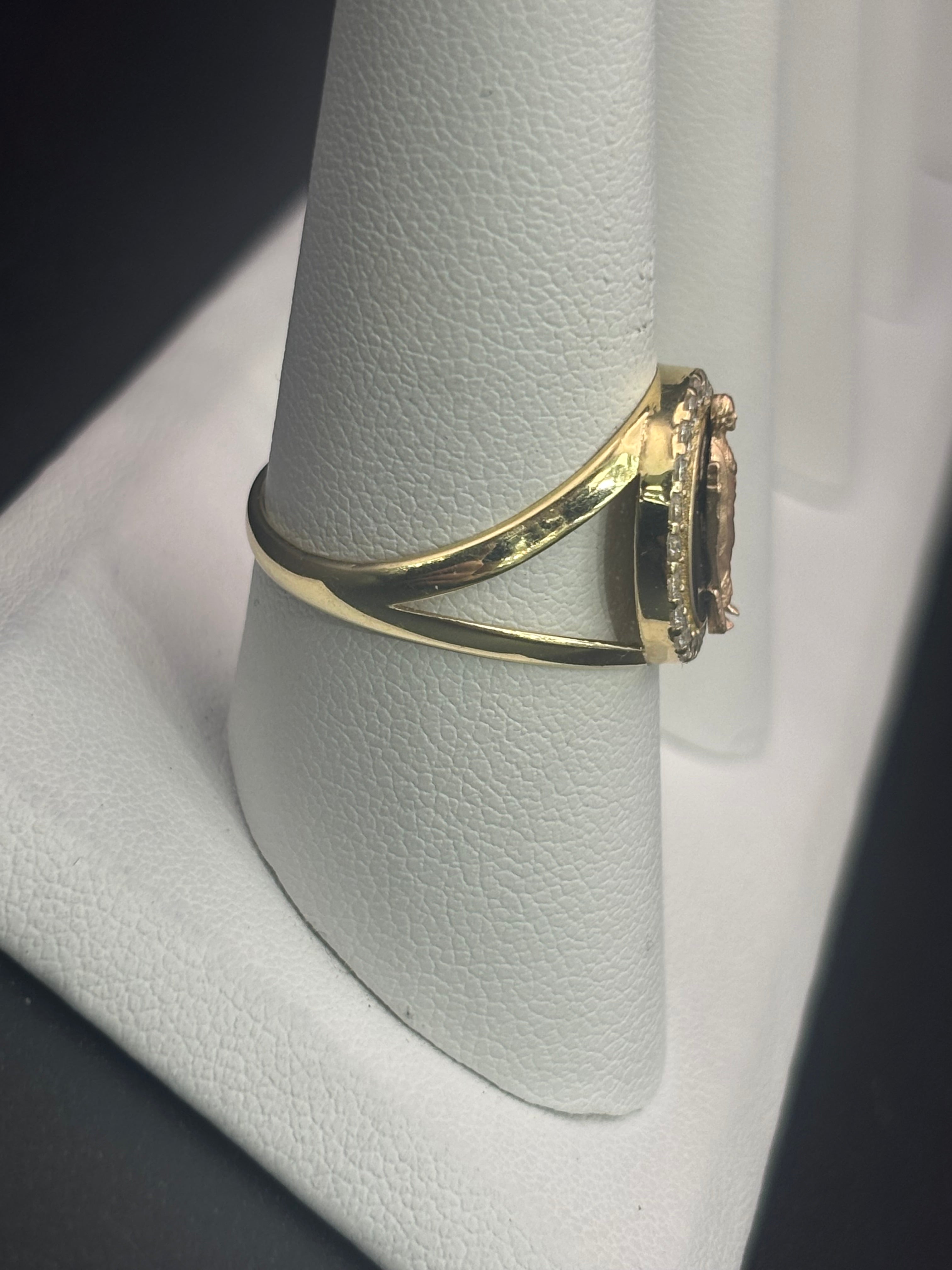 14k Solid Gold Ring San Judas