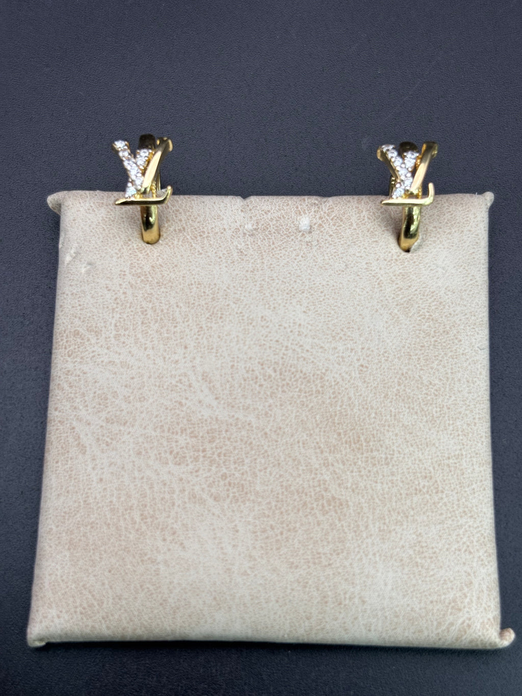 14k Solid Gold Earrings Louis Vuitton