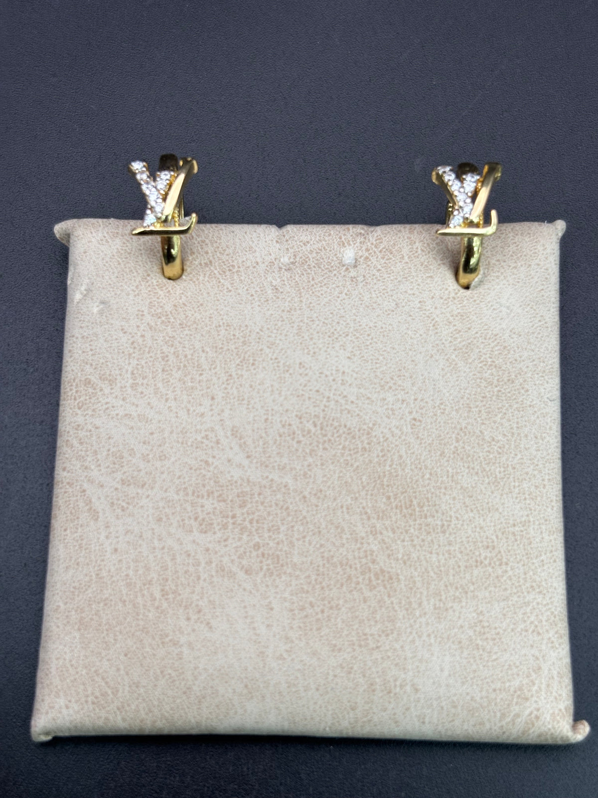 14k Solid Gold Earrings Louis Vuitton