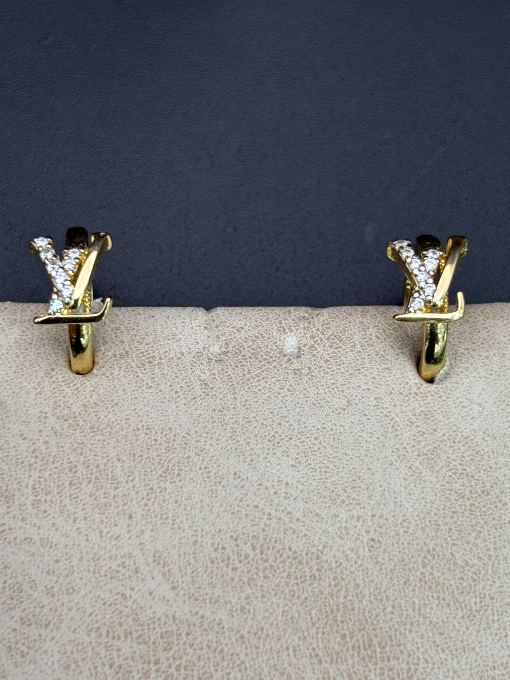 14k Solid Gold Earrings Louis Vuitton
