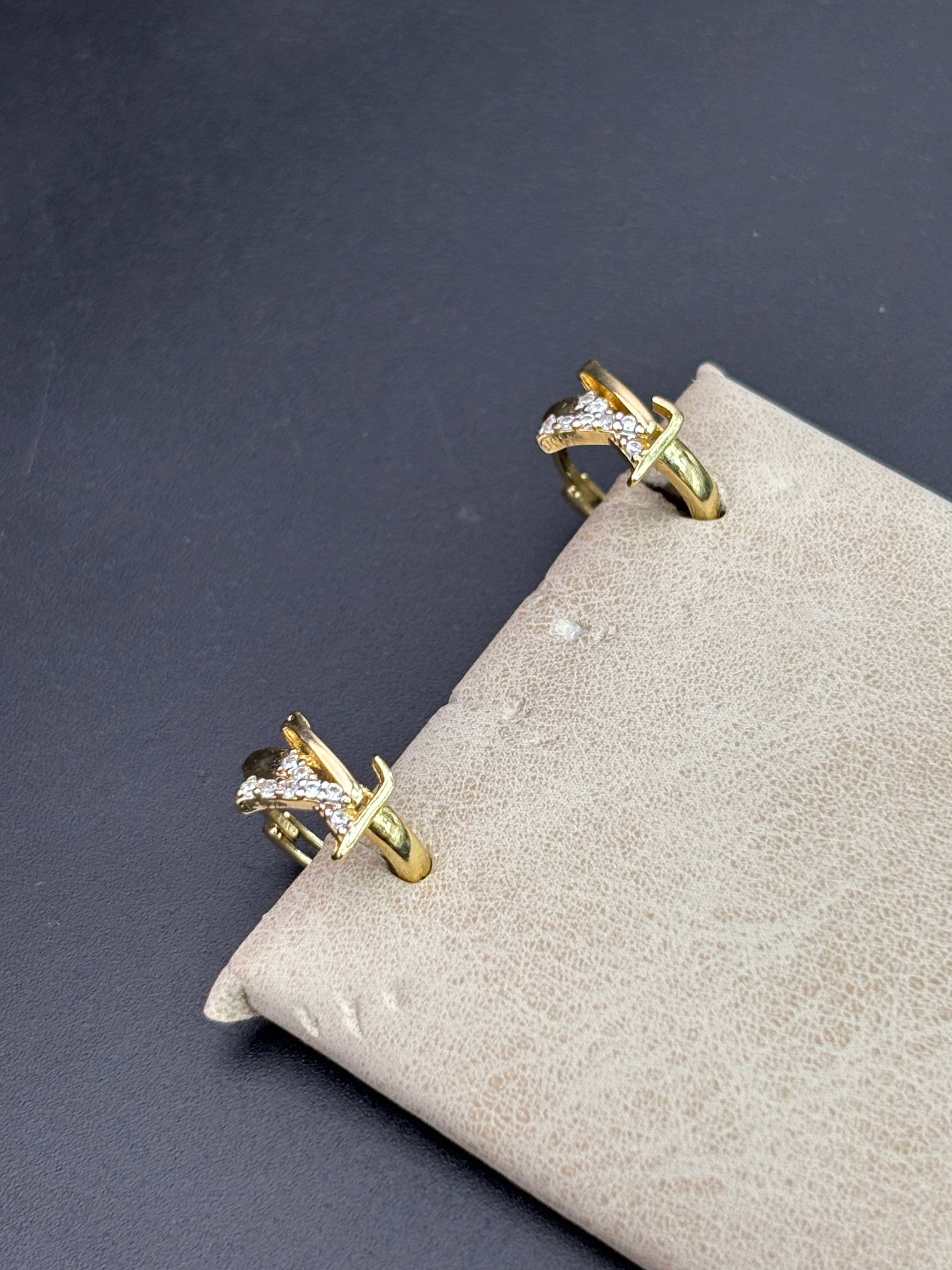 14k Solid Gold Earrings Louis Vuitton