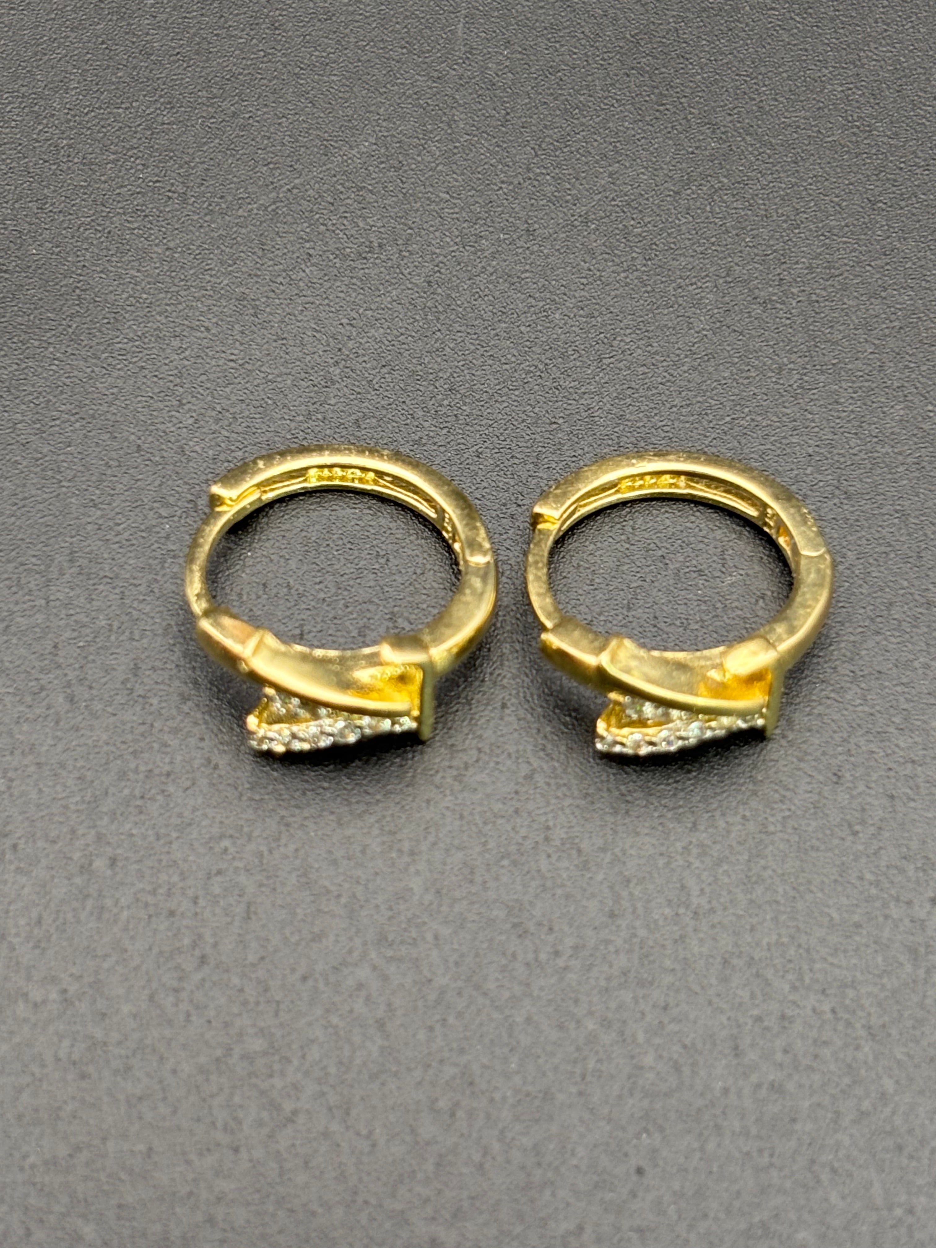 14k Solid Gold Earrings Louis Vuitton