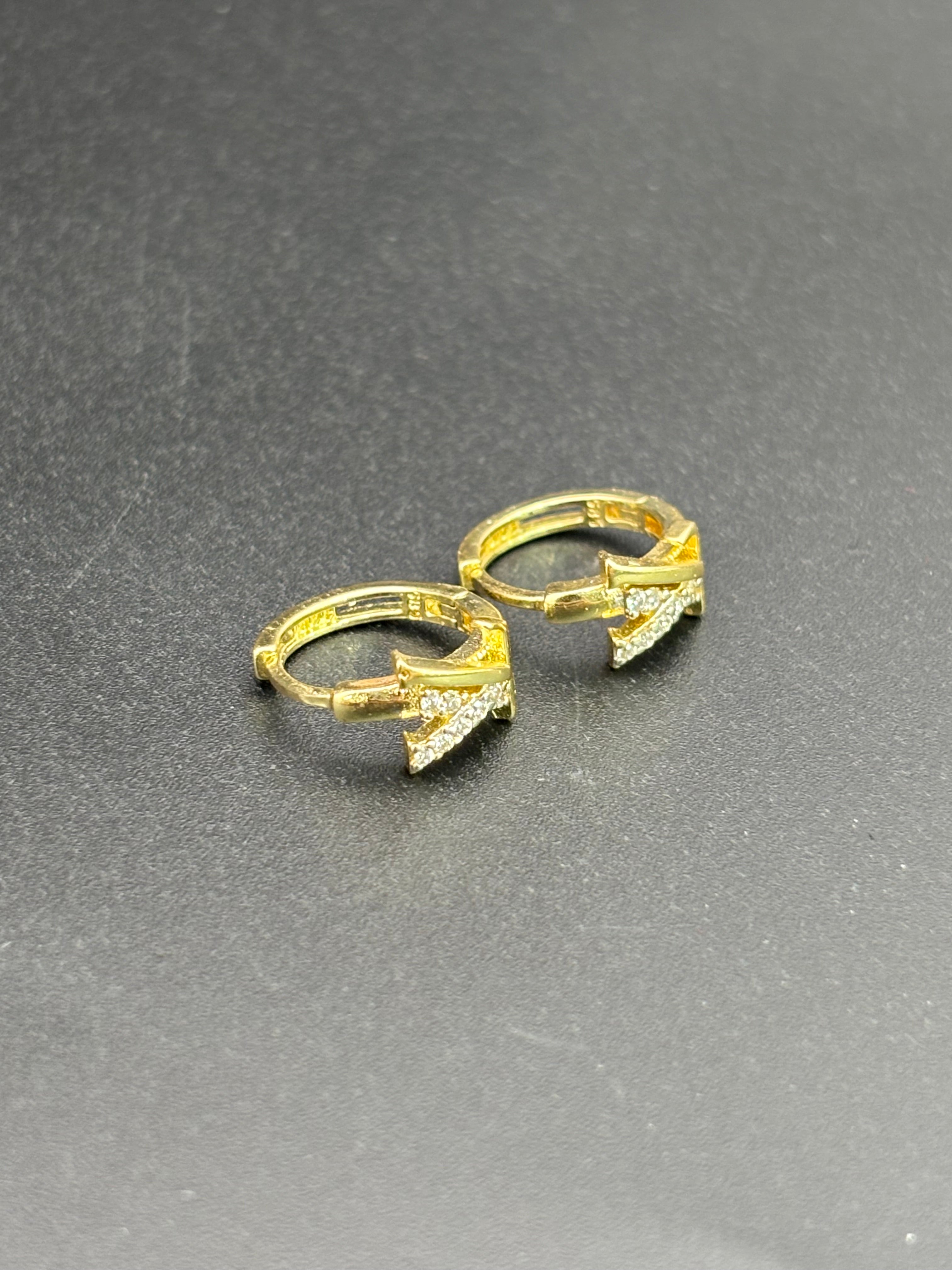 14k Solid Gold Earrings Louis Vuitton