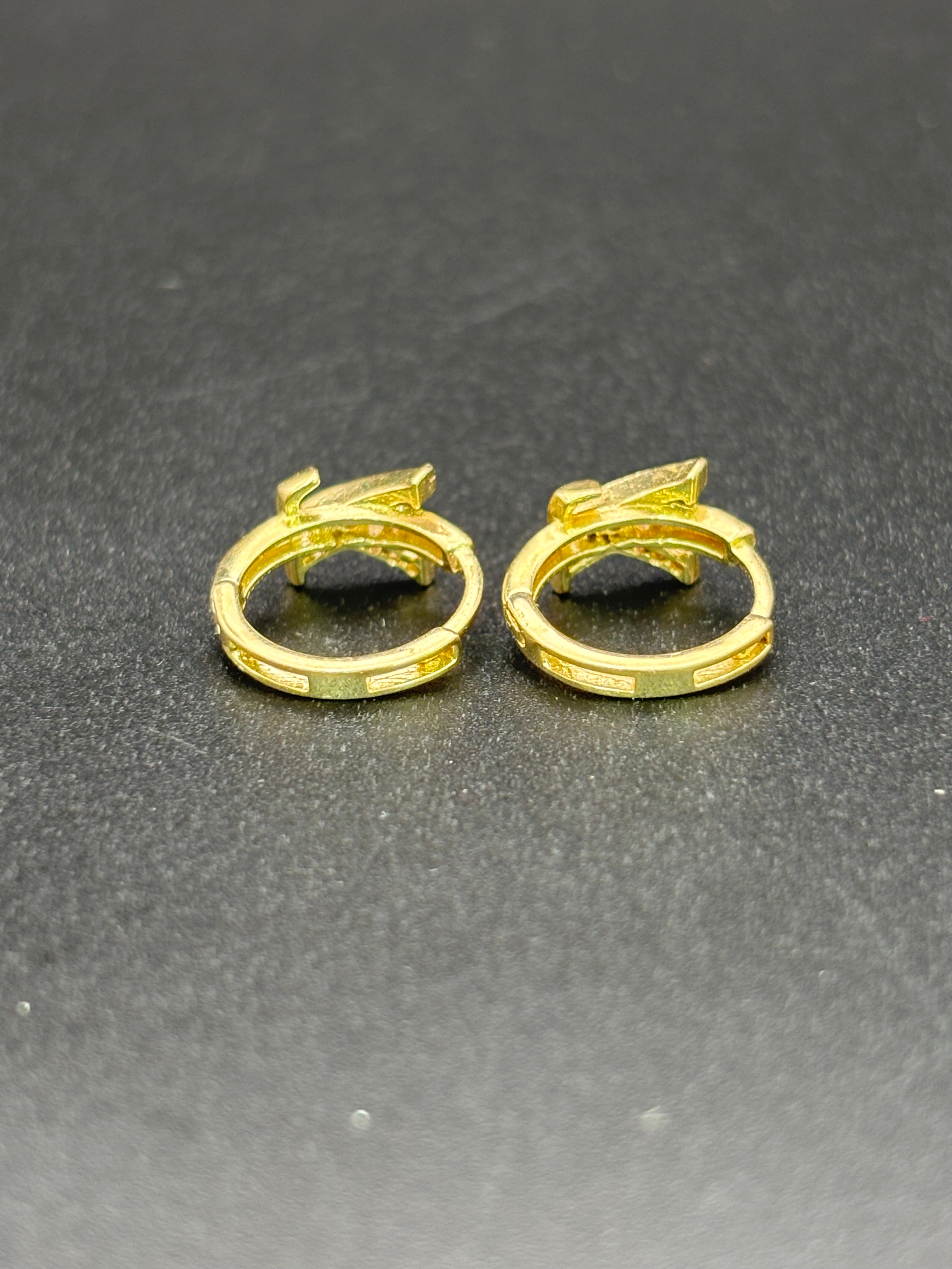 14k Solid Gold Earrings Louis Vuitton