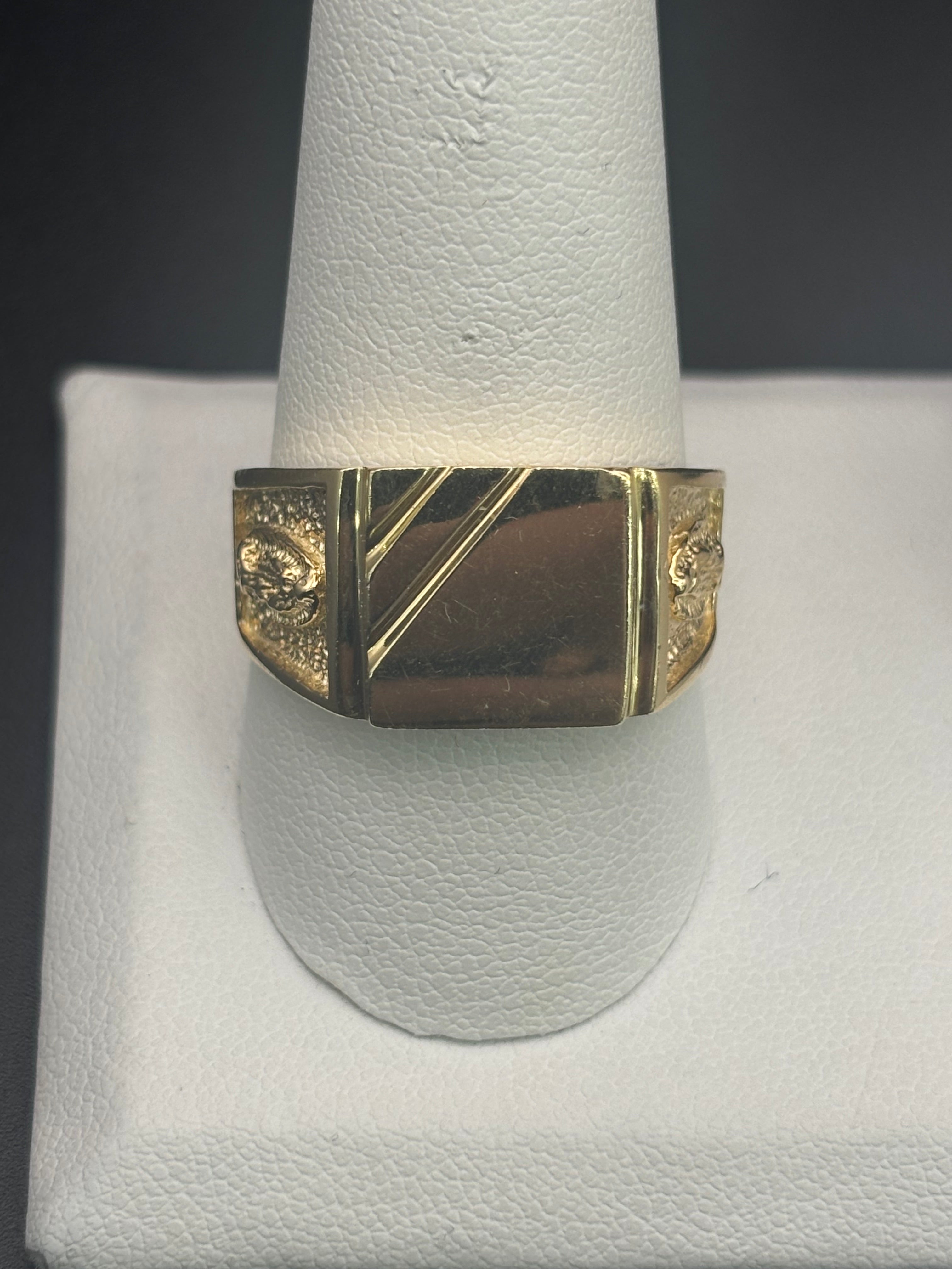 14k Solid Gold Ring Virgin