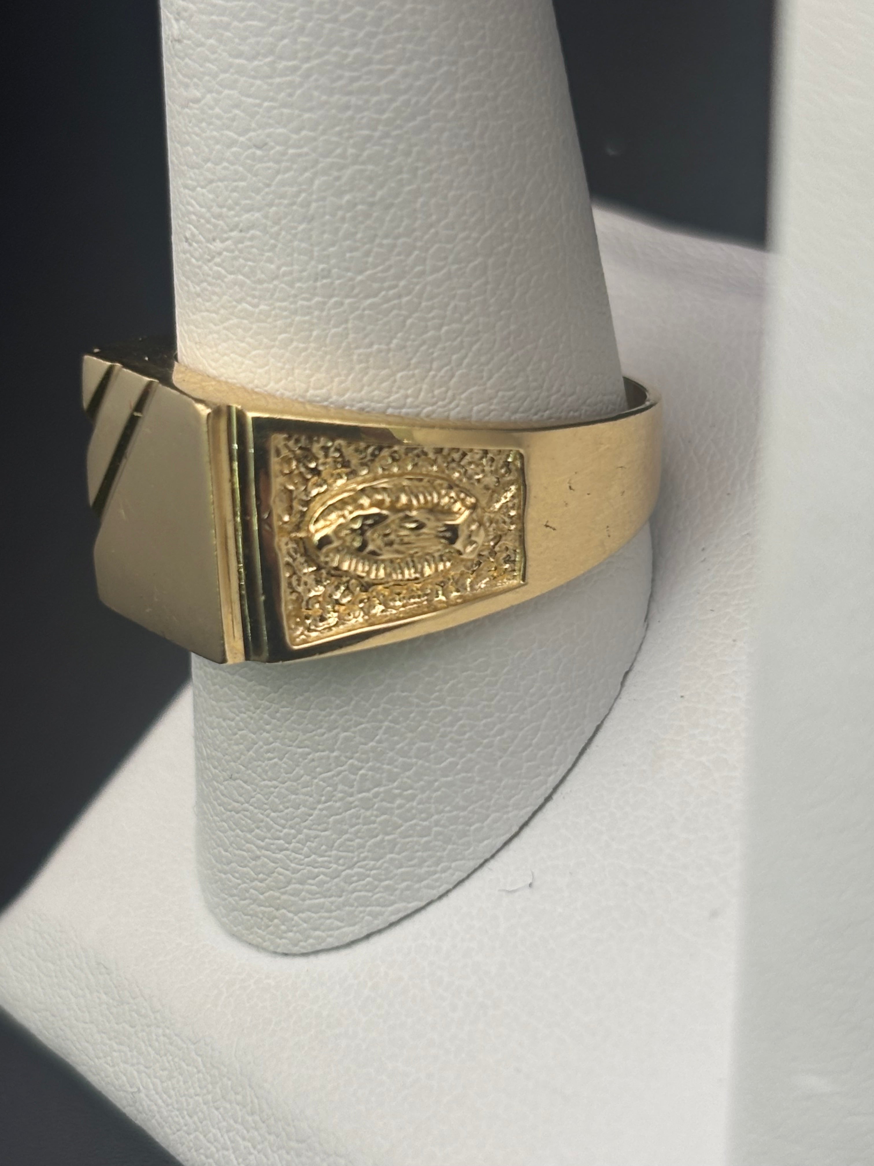 14k Solid Gold Ring Virgin