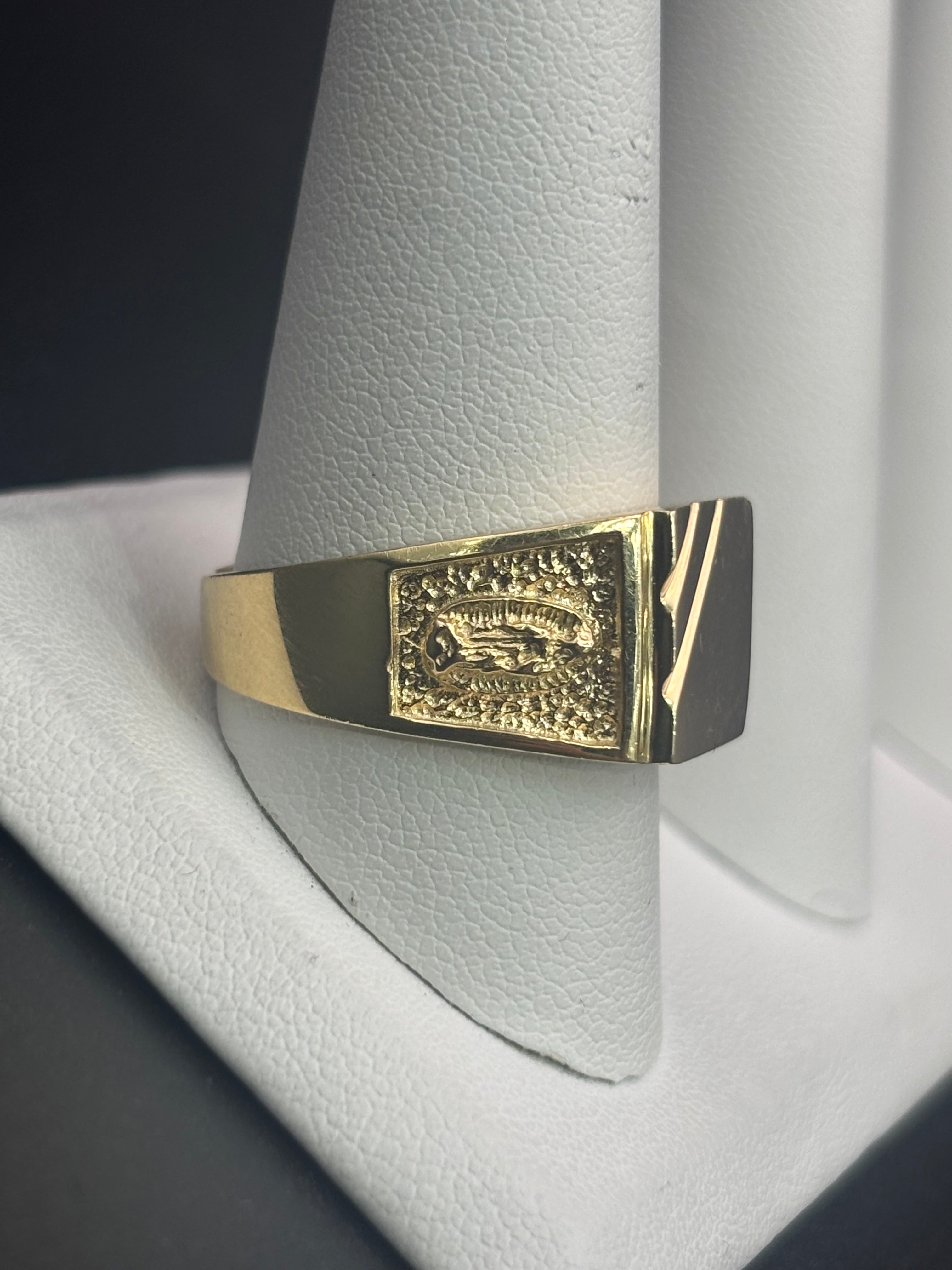 14k Solid Gold Ring Virgin