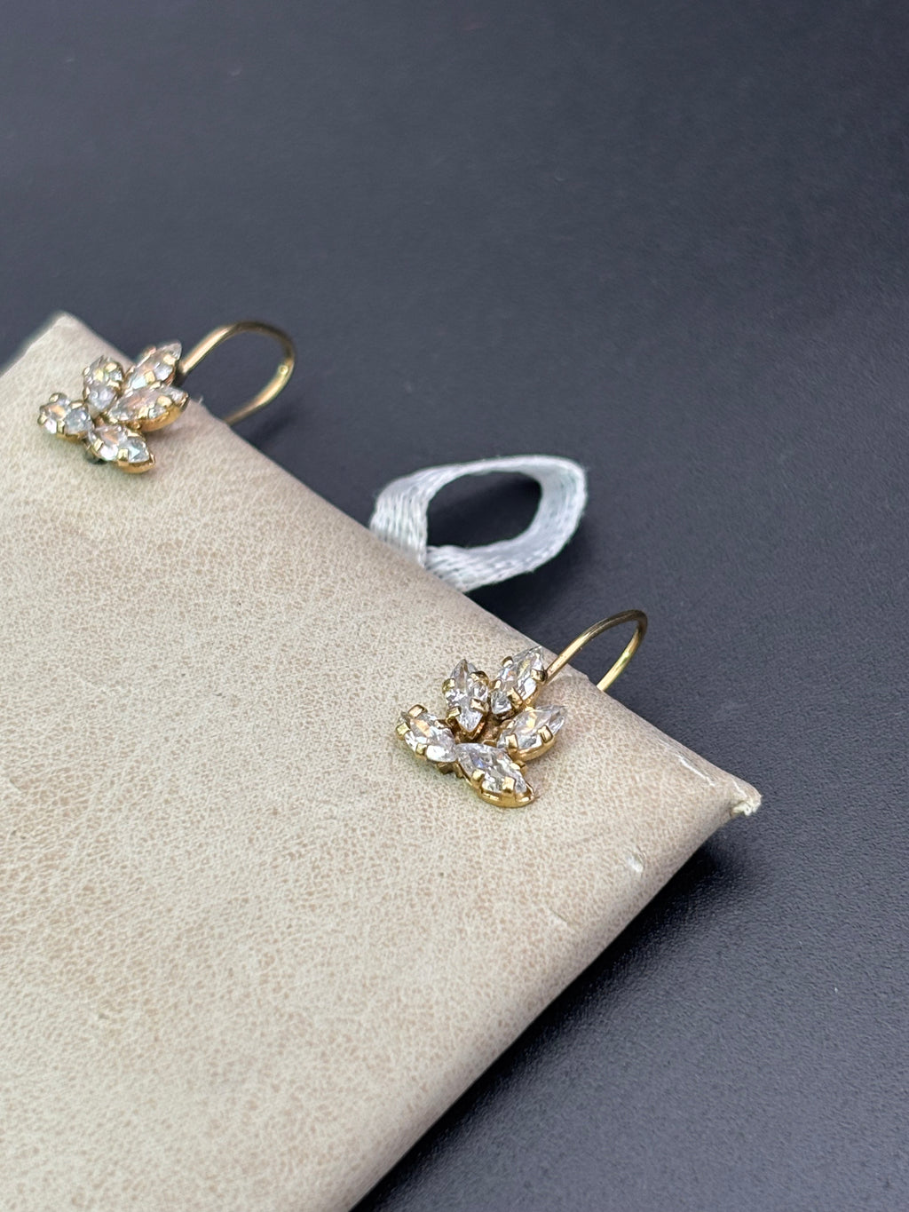 14k Solid Gold Earrings Wildflower