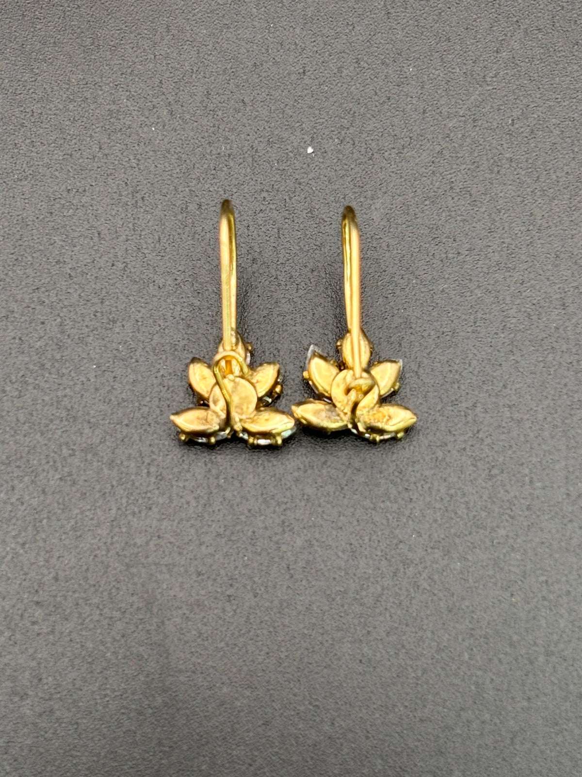 14k Solid Gold Earrings Wildflower