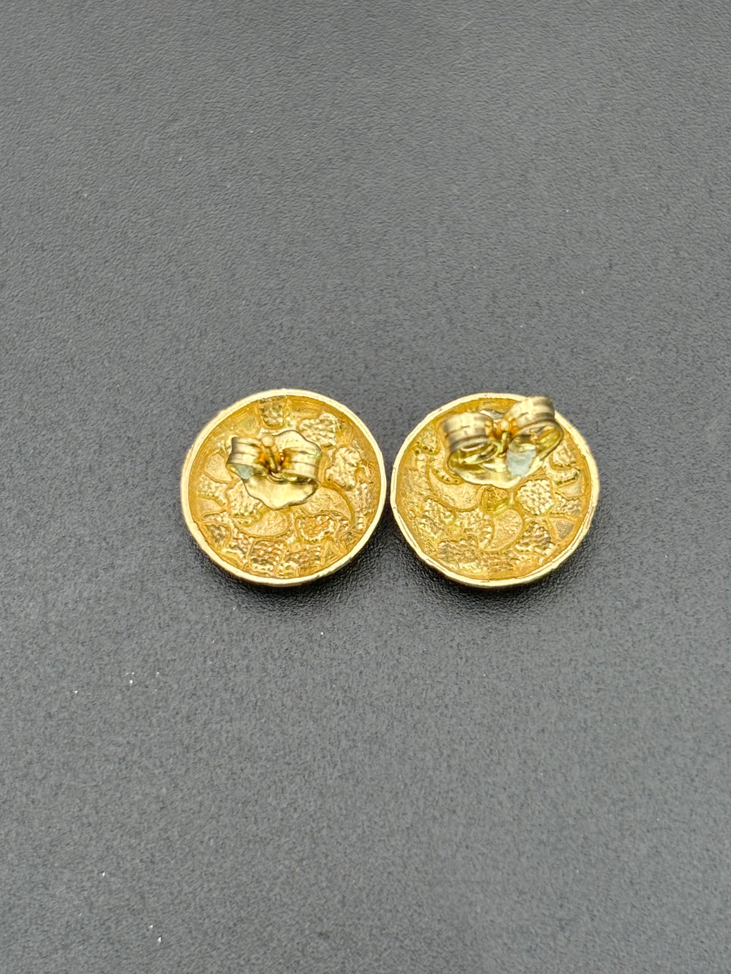 14k Solid Gold Nugget Earrings