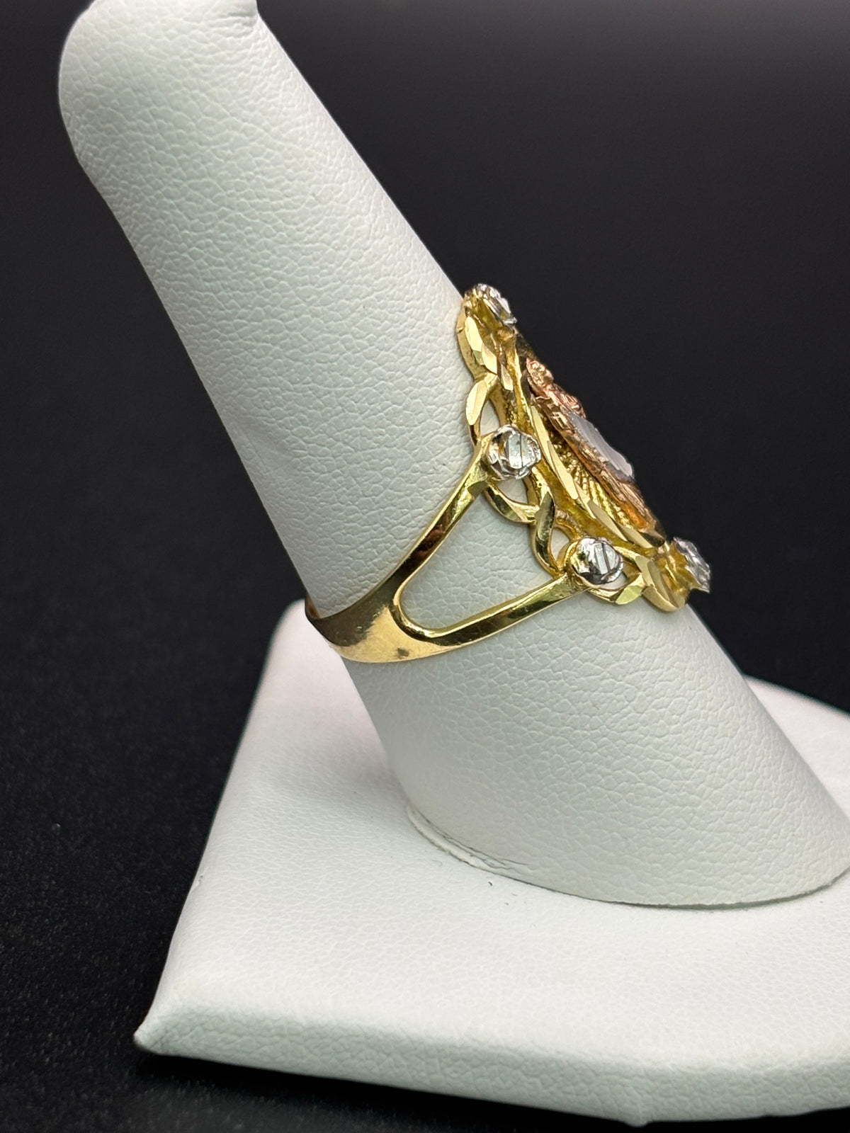 14k Solid Gold Ring San Judas