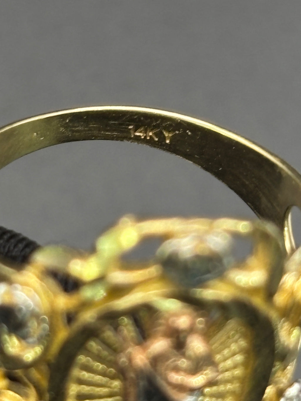 14k Solid Gold Ring San Judas