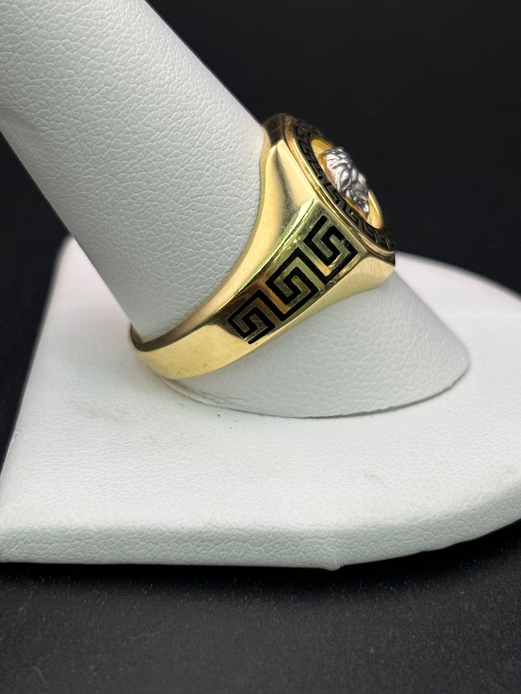 14k Solid Gold Ring Medusa
