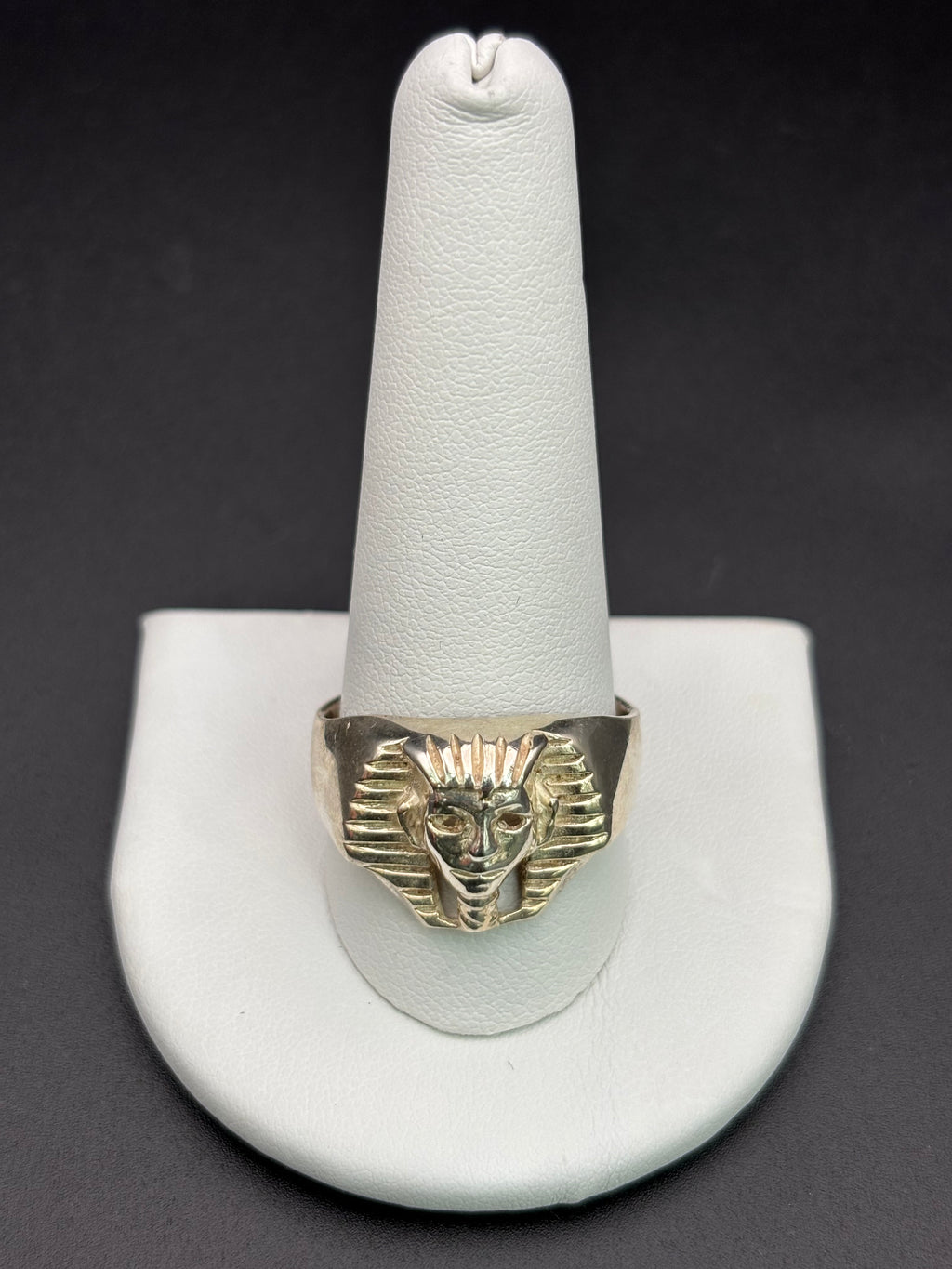 925 Silver Ring Egypt Pharaoh Tutankhamun